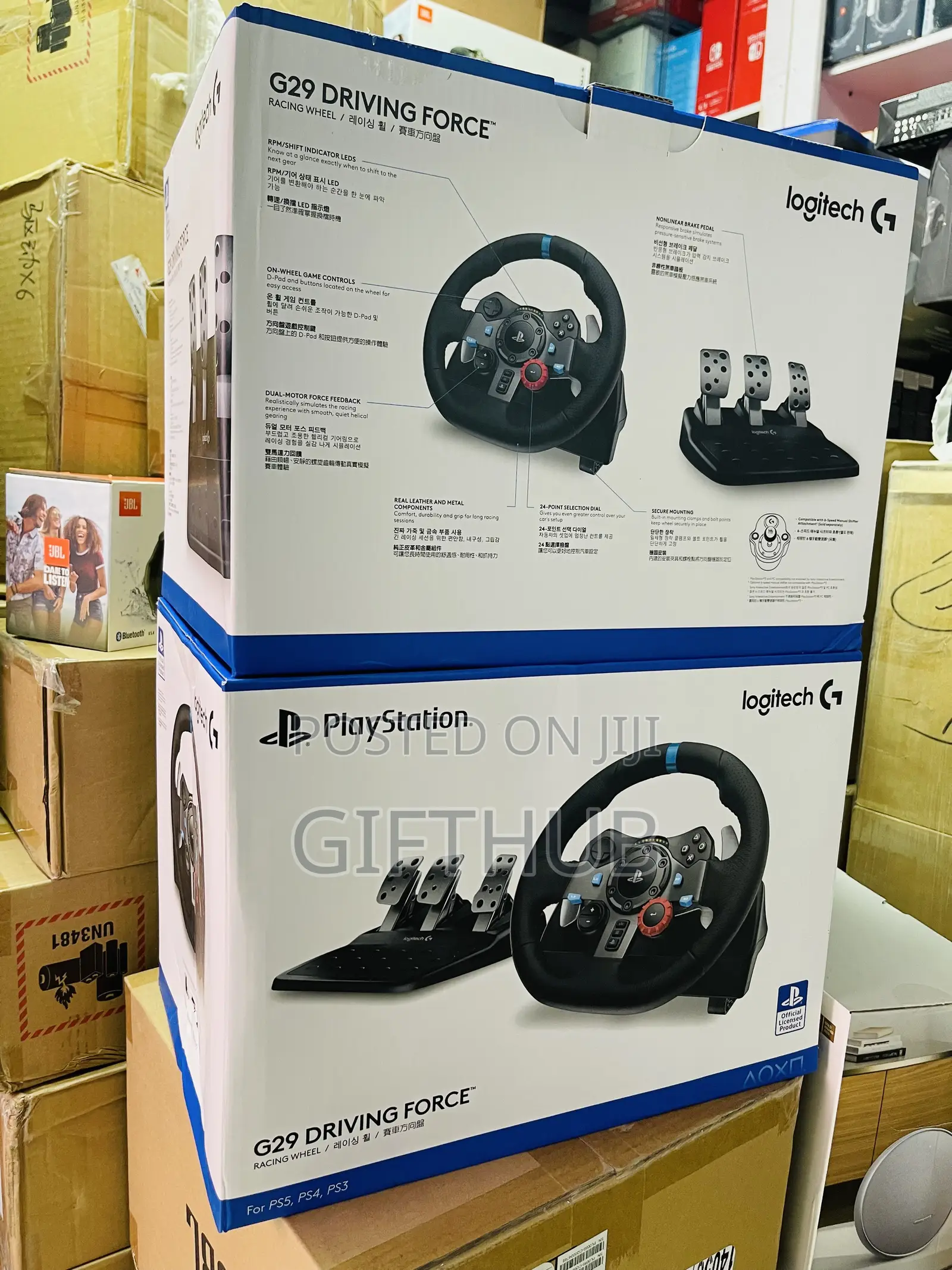 New Logitech G29 Driving Force Steering Wheel