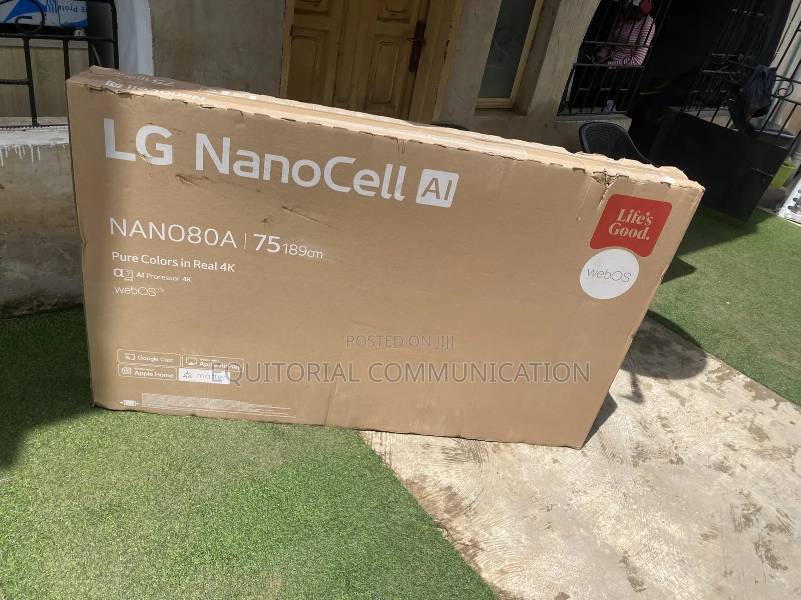 LG NanoCell AI 75-Inch Smart TV With Α7 Gen8 Processor and webOS 25