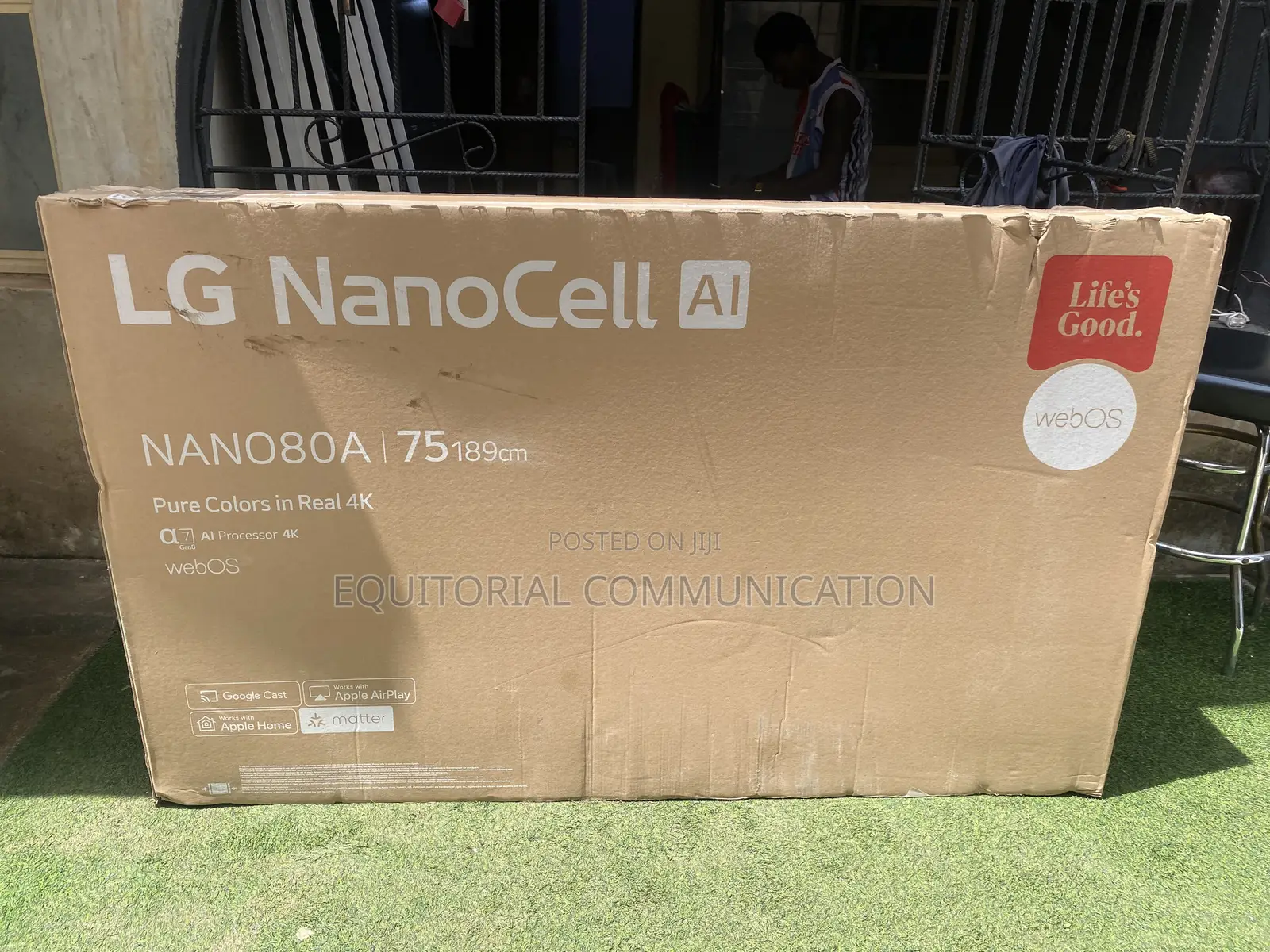 LG 75-Inch Smart NanoCell TV With 4K Super Upscaling and HDR10