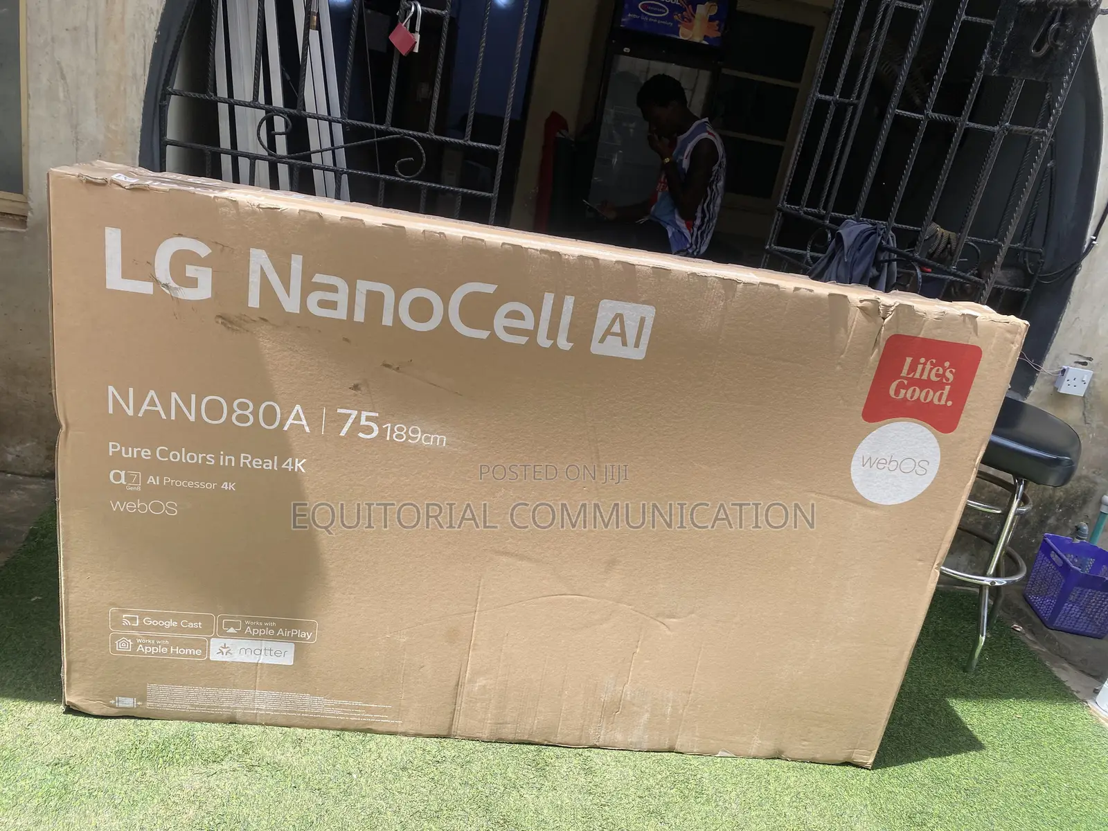 LG 75-Inch NanoCell AI 4K Television With webOS 25 and Filmmaker Mode