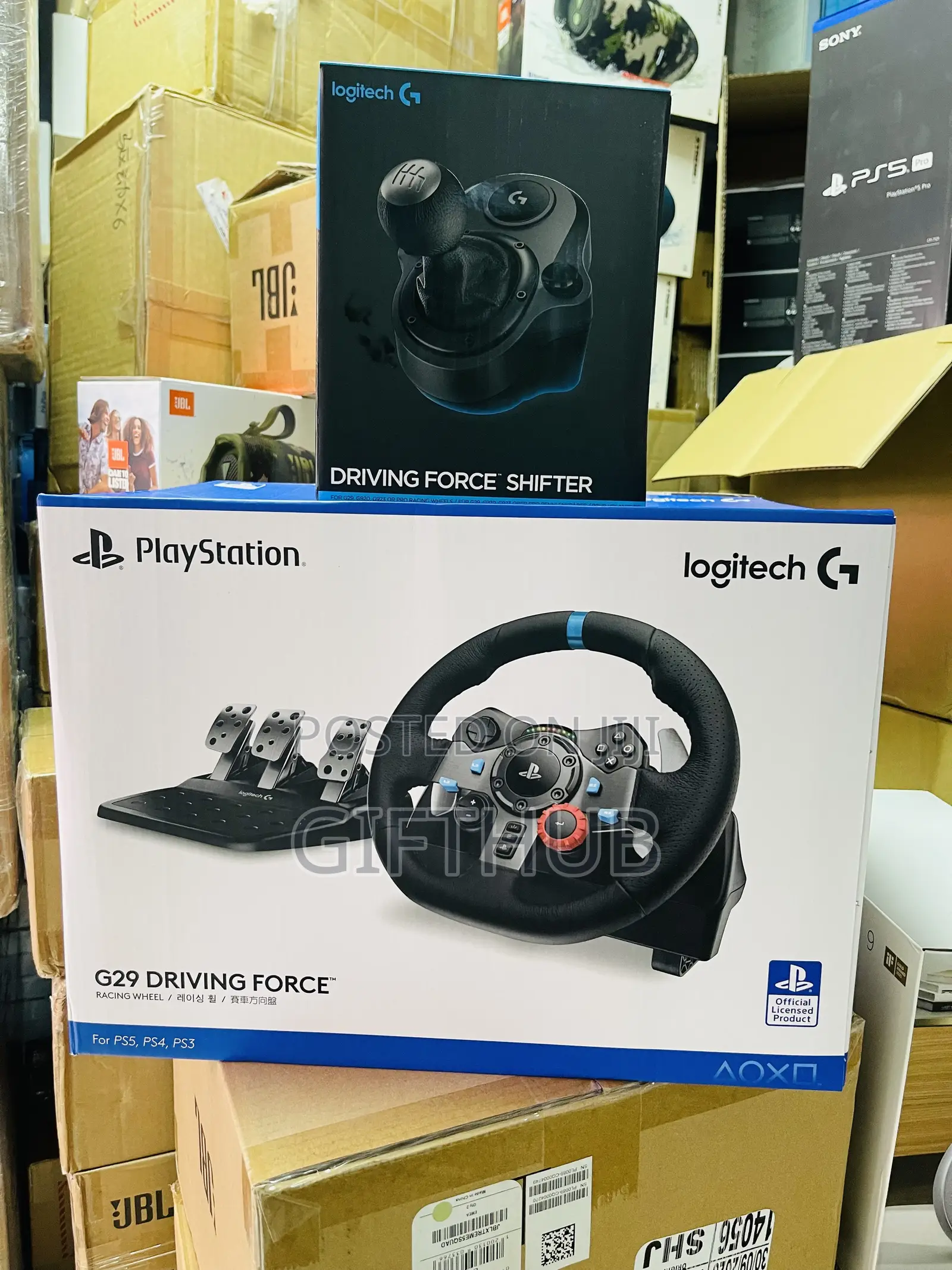G29 Steering Wheel and Gear Shifter