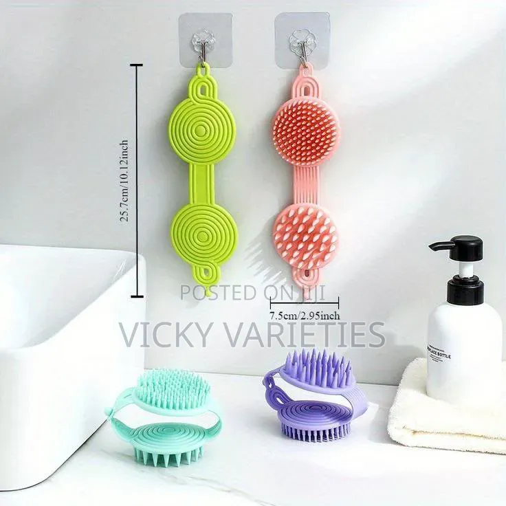 2in1 Silicone Scalp Massager