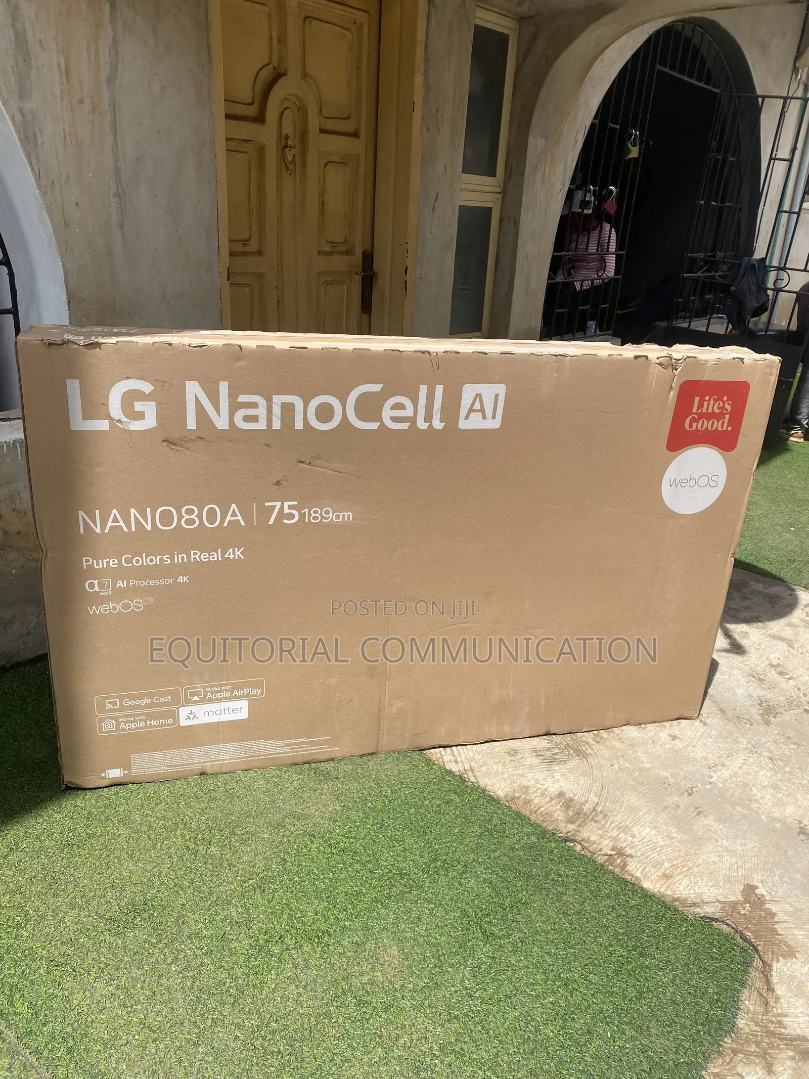 LG NanoCell 75-Inch 4K Smart TV With HDMI, USB, Wi-Fi and Bluetooth