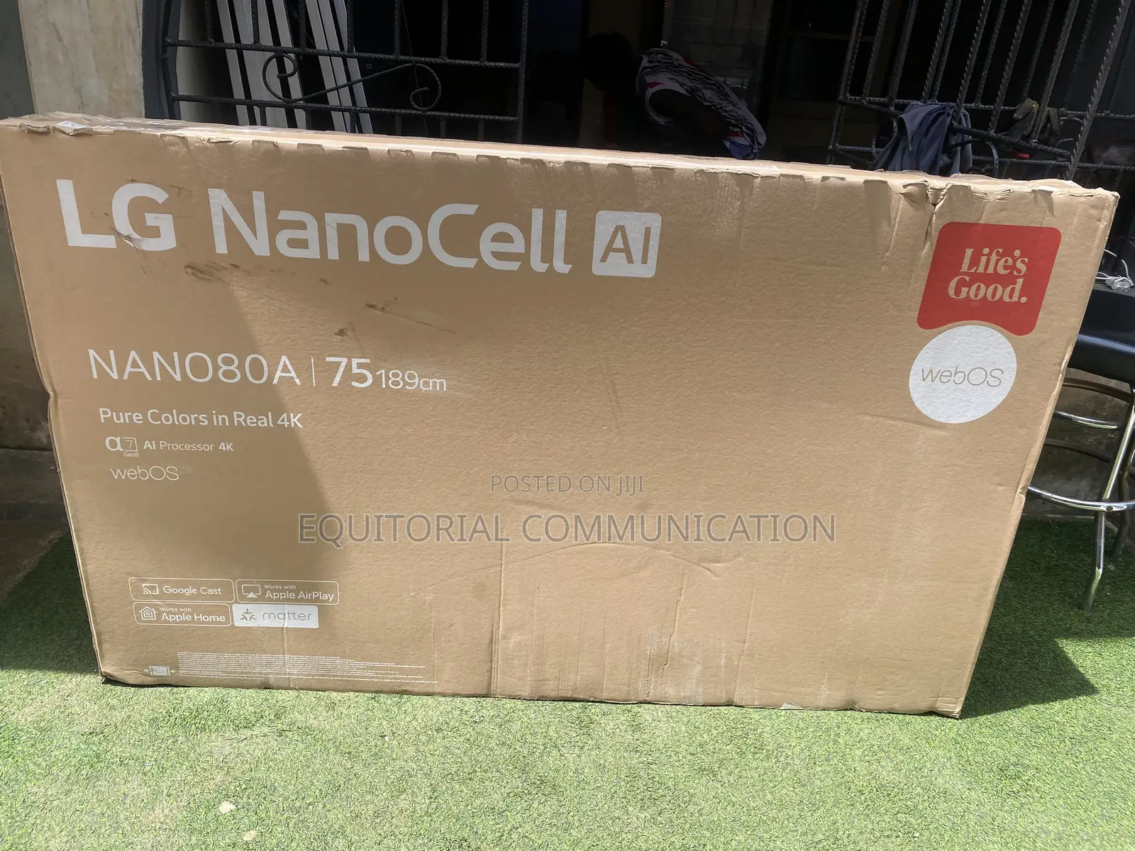 LG NanoCell 75-Inch 4K Smart TV With HDMI, USB, Wi-Fi and Bluetooth