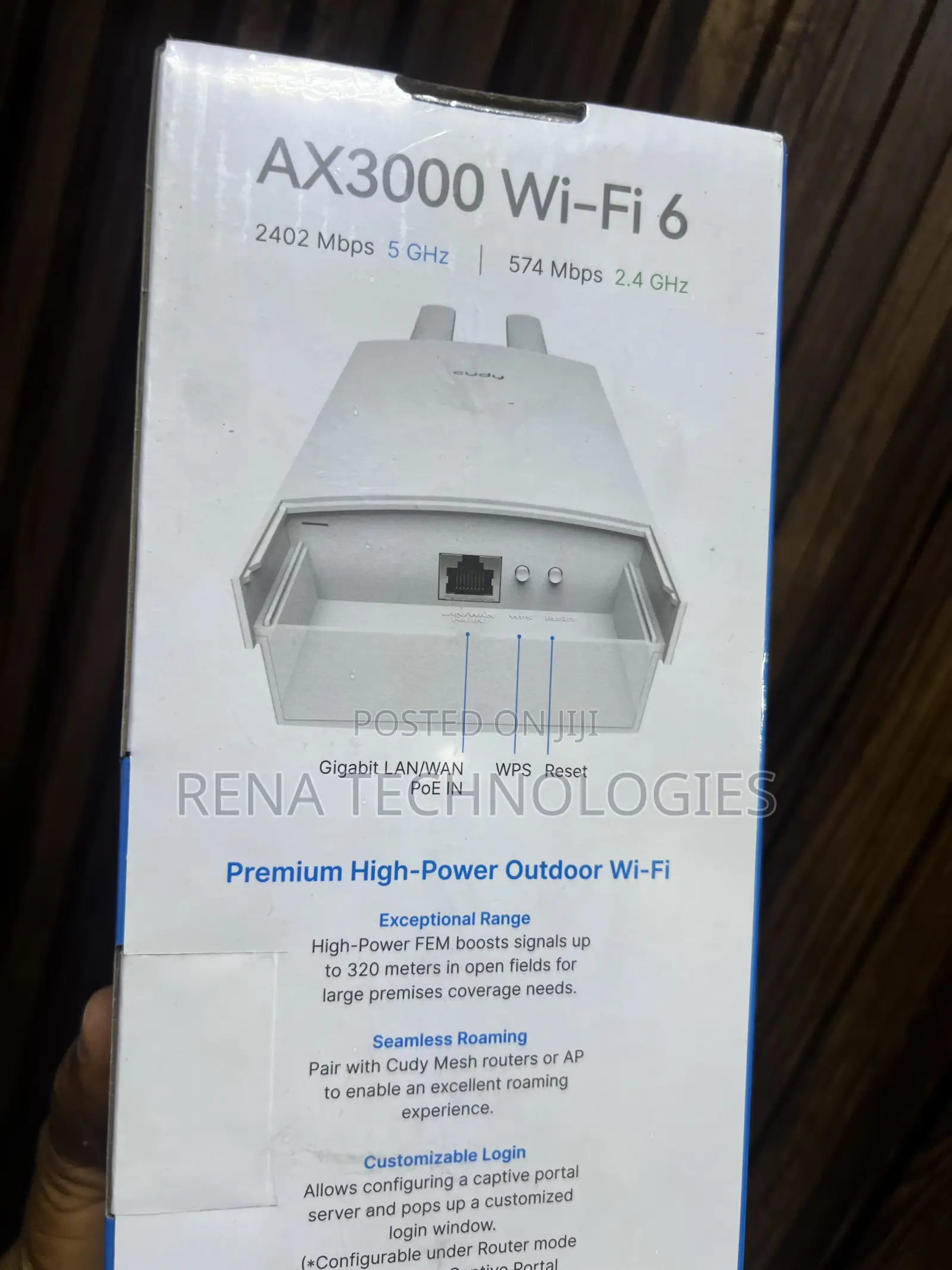 Cudy Outdoor AX3000 Gigabit High-Power Wi-Fi 6 Access Point