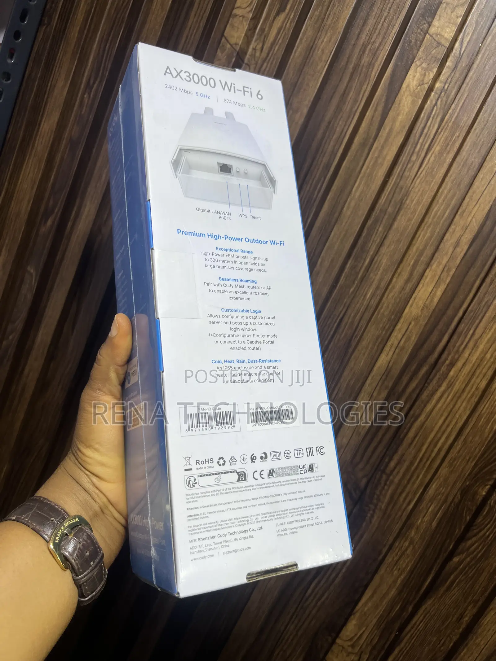 Cudy Outdoor AX3000 Gigabit High-Power Wi-Fi 6 Access Point