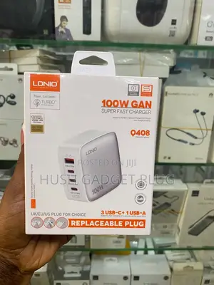 LDNIO Q408 100W GaN Super Fast Charger – 4 Ports