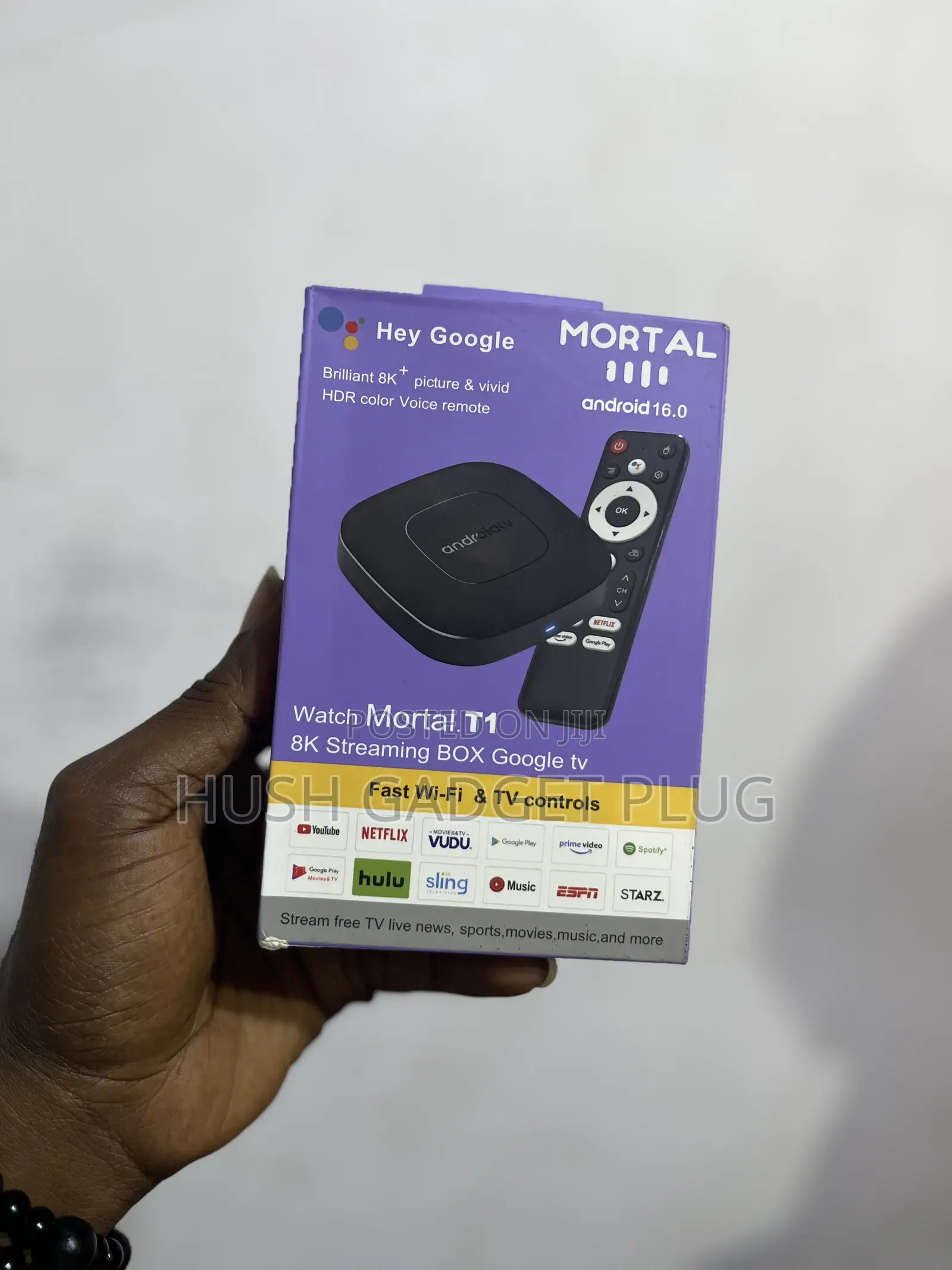 Mortal T1 8K Android TV Box – Google TV | Android 16.0