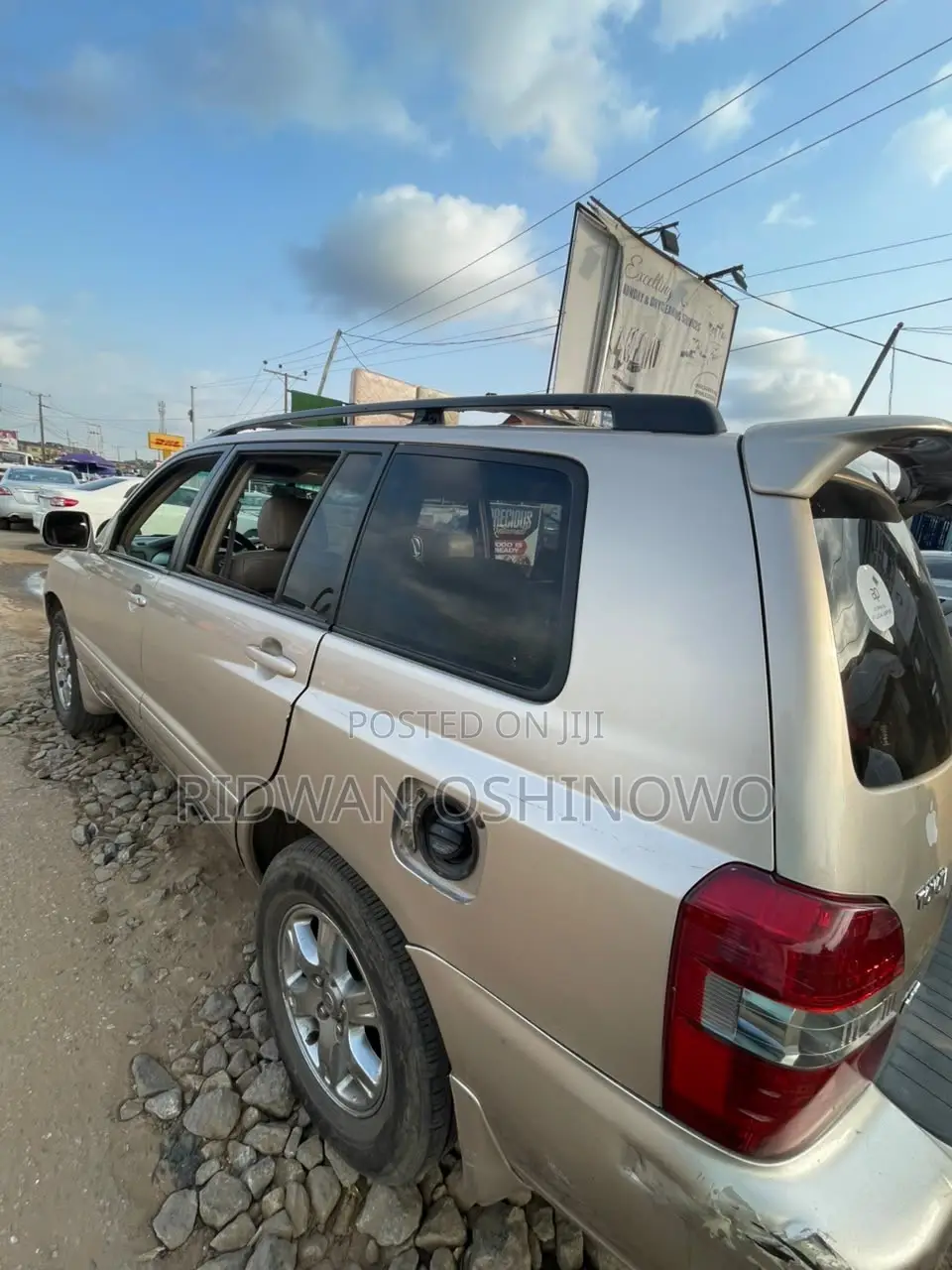 Toyota Highlander V6 2005 Gold