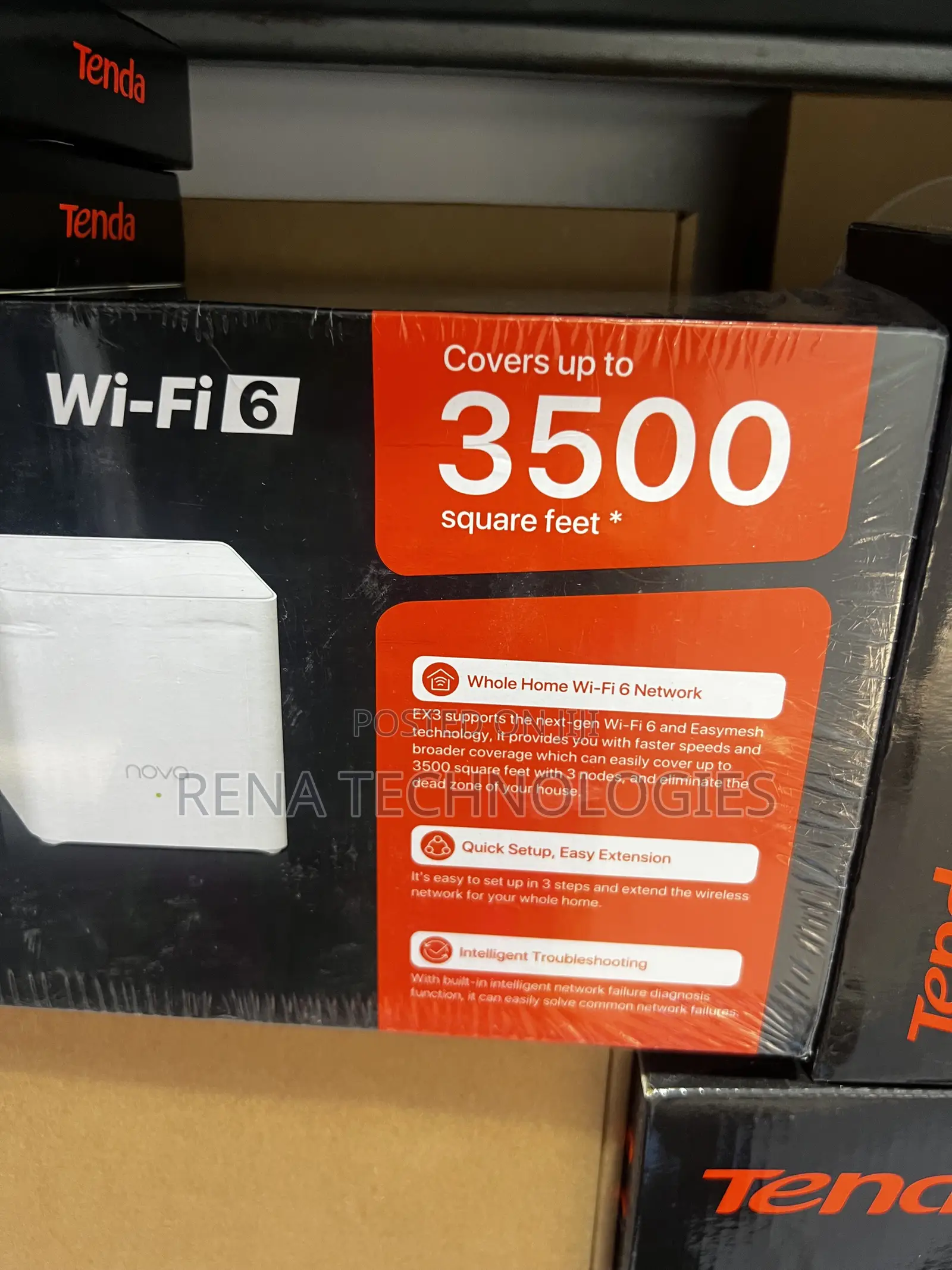 Tenda EX3 AX1500 Whole Home Mesh Wi-Fi 6 System