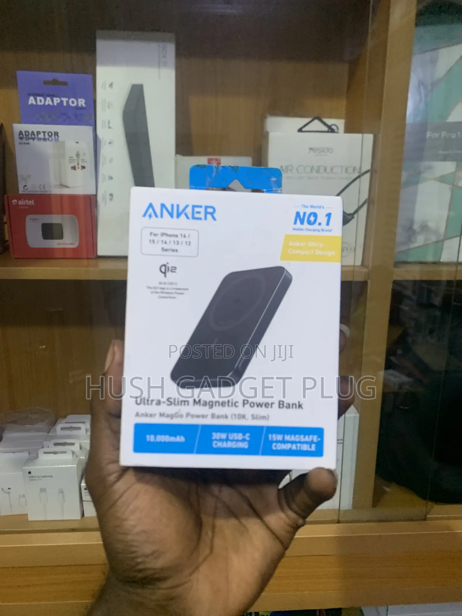 Anker MagGo Power Bank(Slim) – 15W Qi2 Fast Wireless Charger