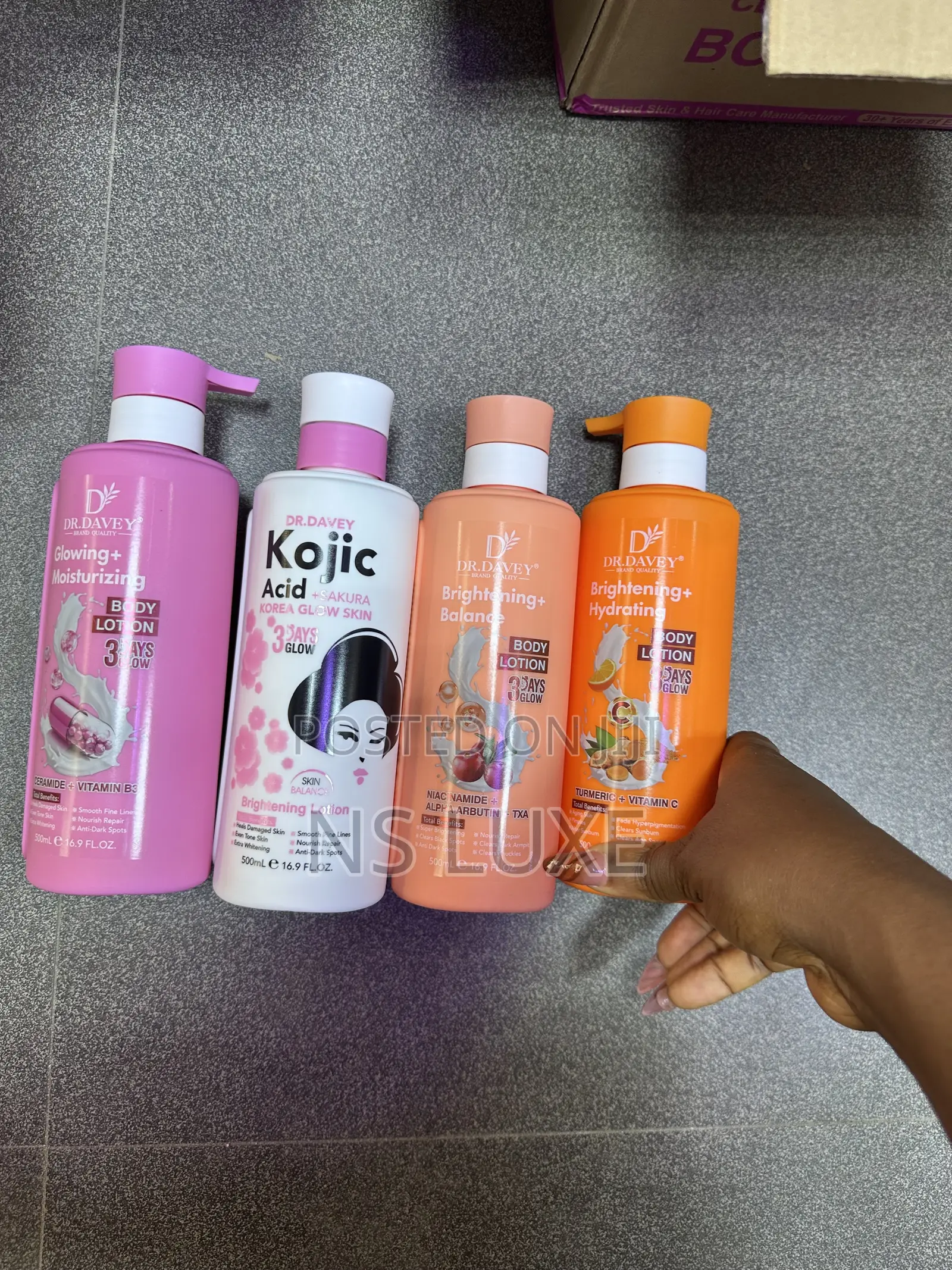 Dr Davey Brightening Body Milk