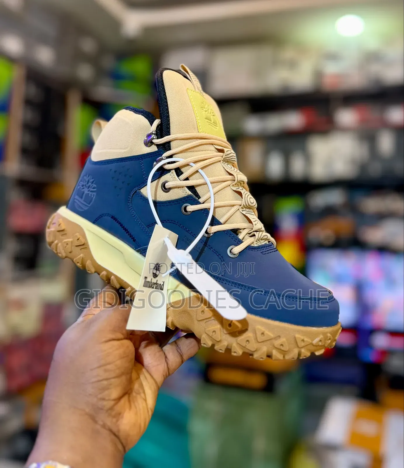 Timberland Greenstride Motion Mid Boot - Navy/Brown Size 40-46
