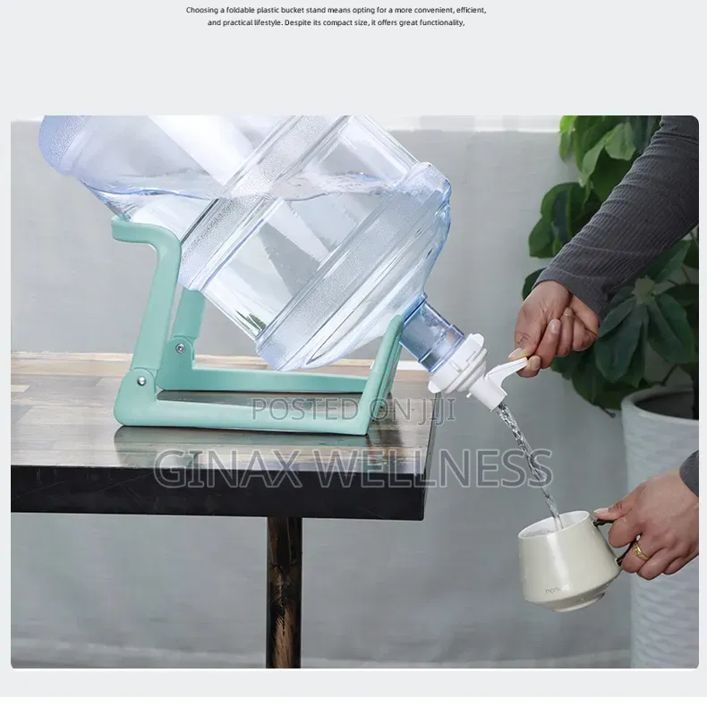 Foldable Water Dispenser Bottle Stand for Gallon Water Bottles