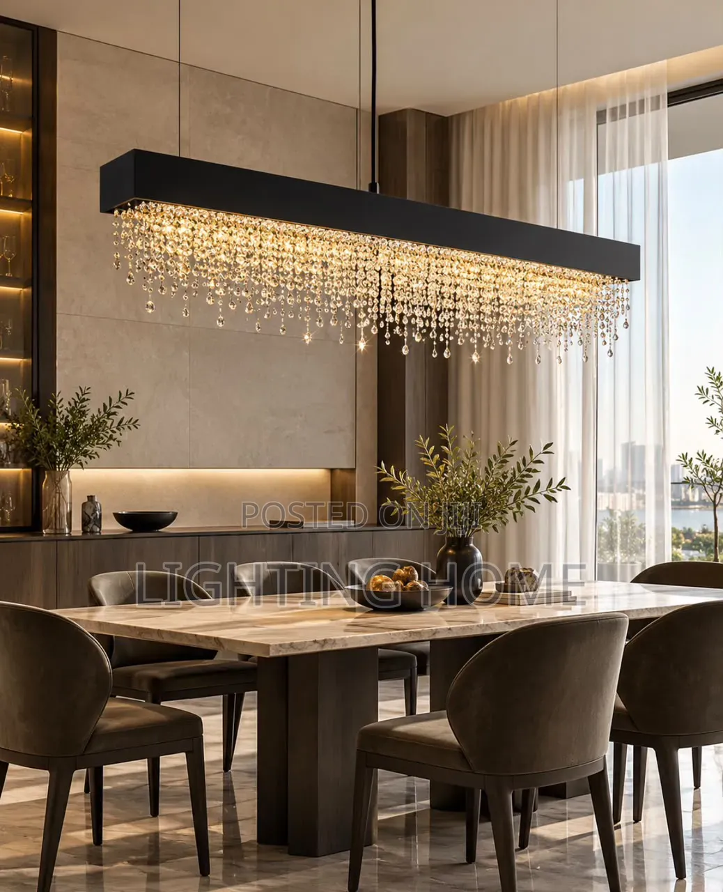 Led Crystal Pendant Light