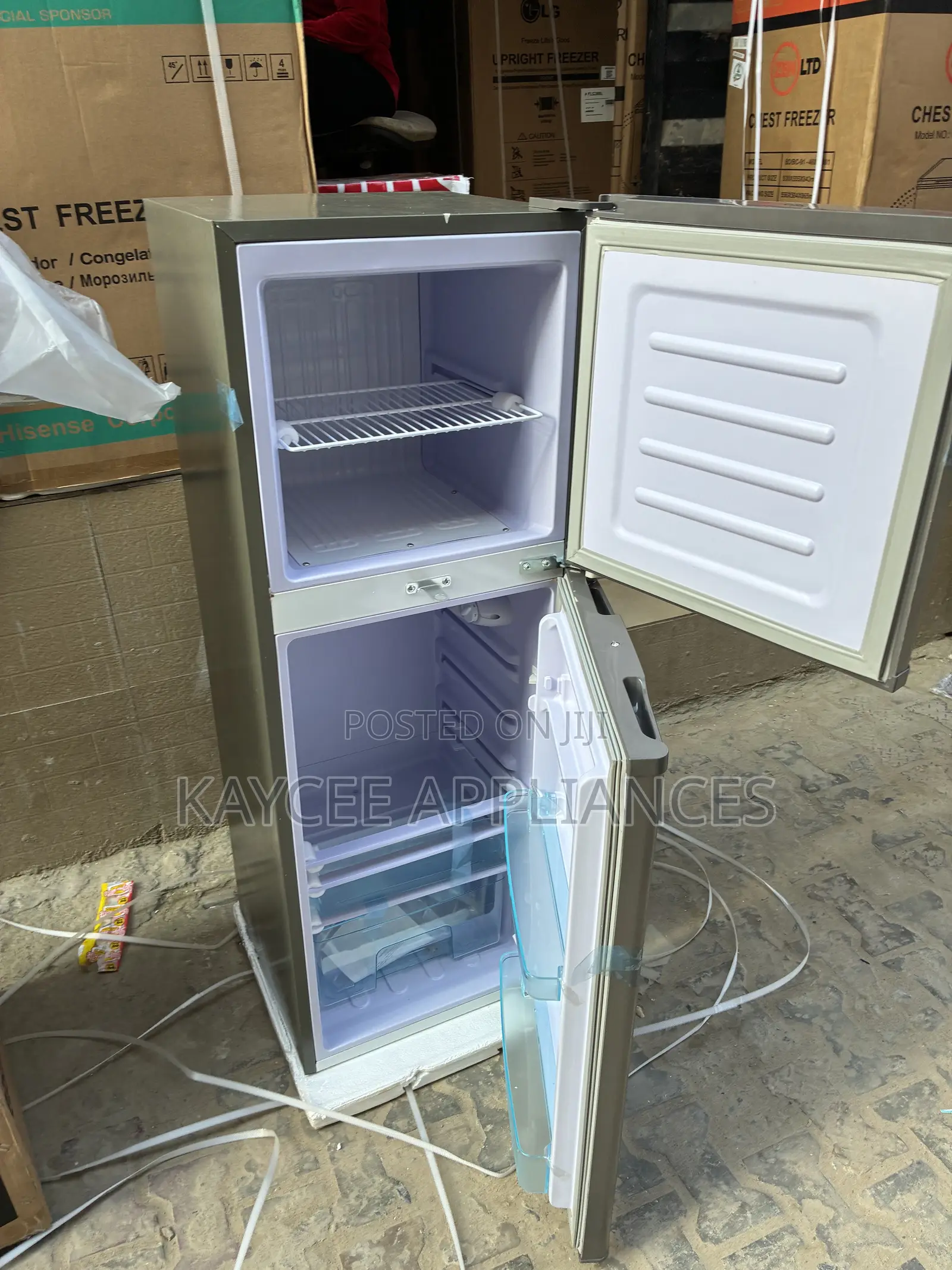 Snowsea 198L Double Door Refrigerator.