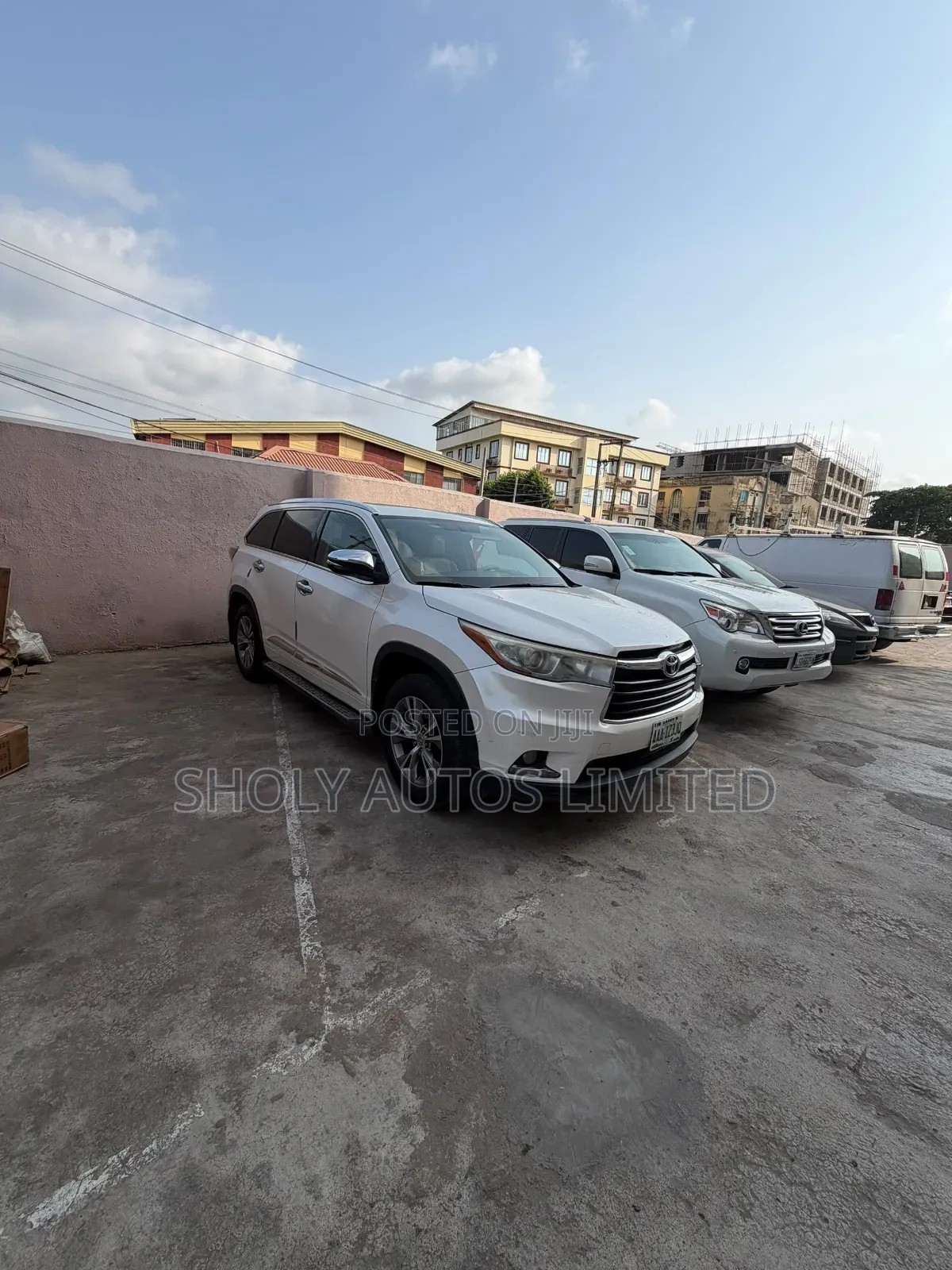 Toyota Highlander XLE V6 4x4 (3.5L 6cyl 6A) 2016 White