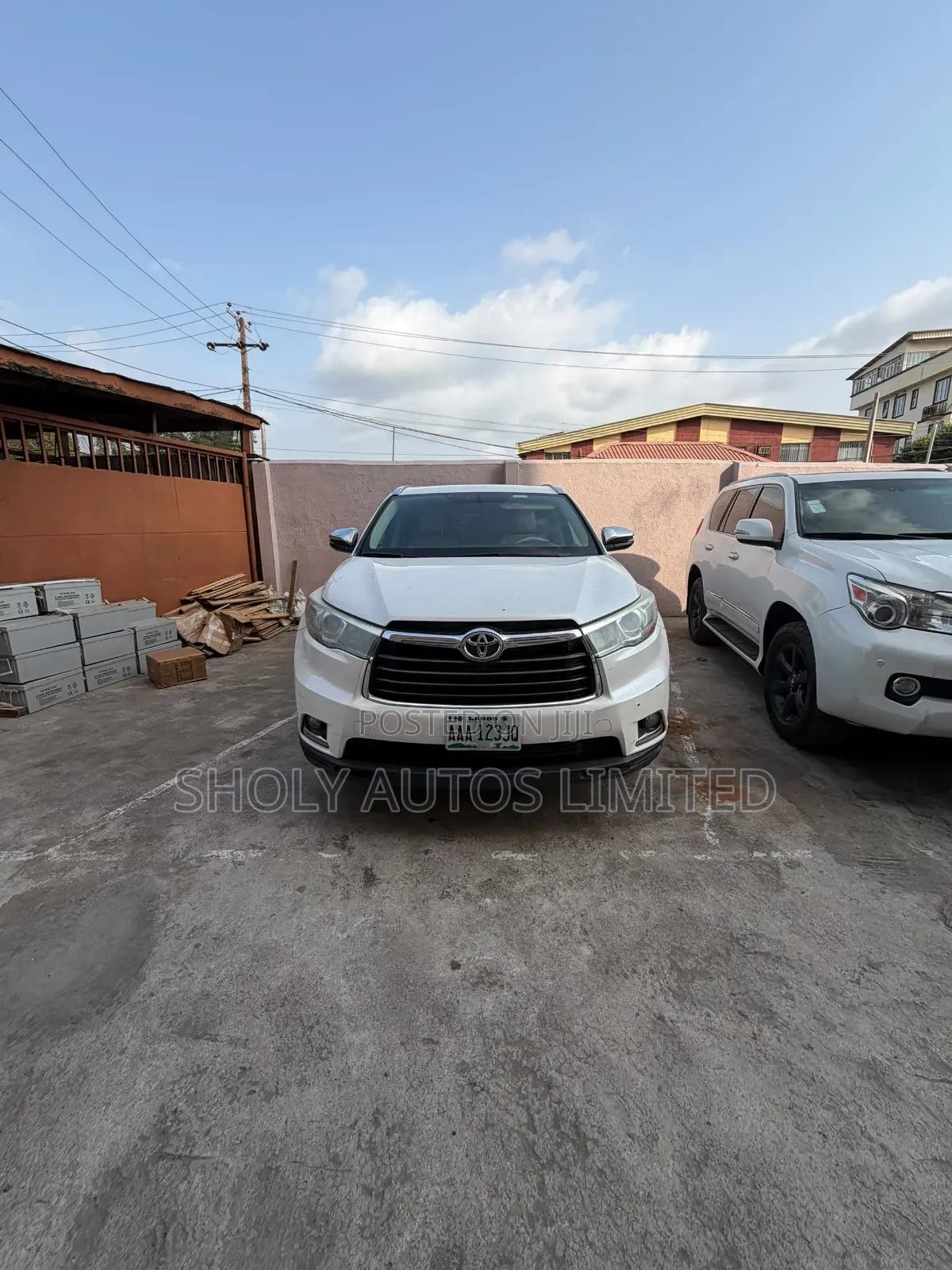 Toyota Highlander XLE V6 4x4 (3.5L 6cyl 6A) 2016 White