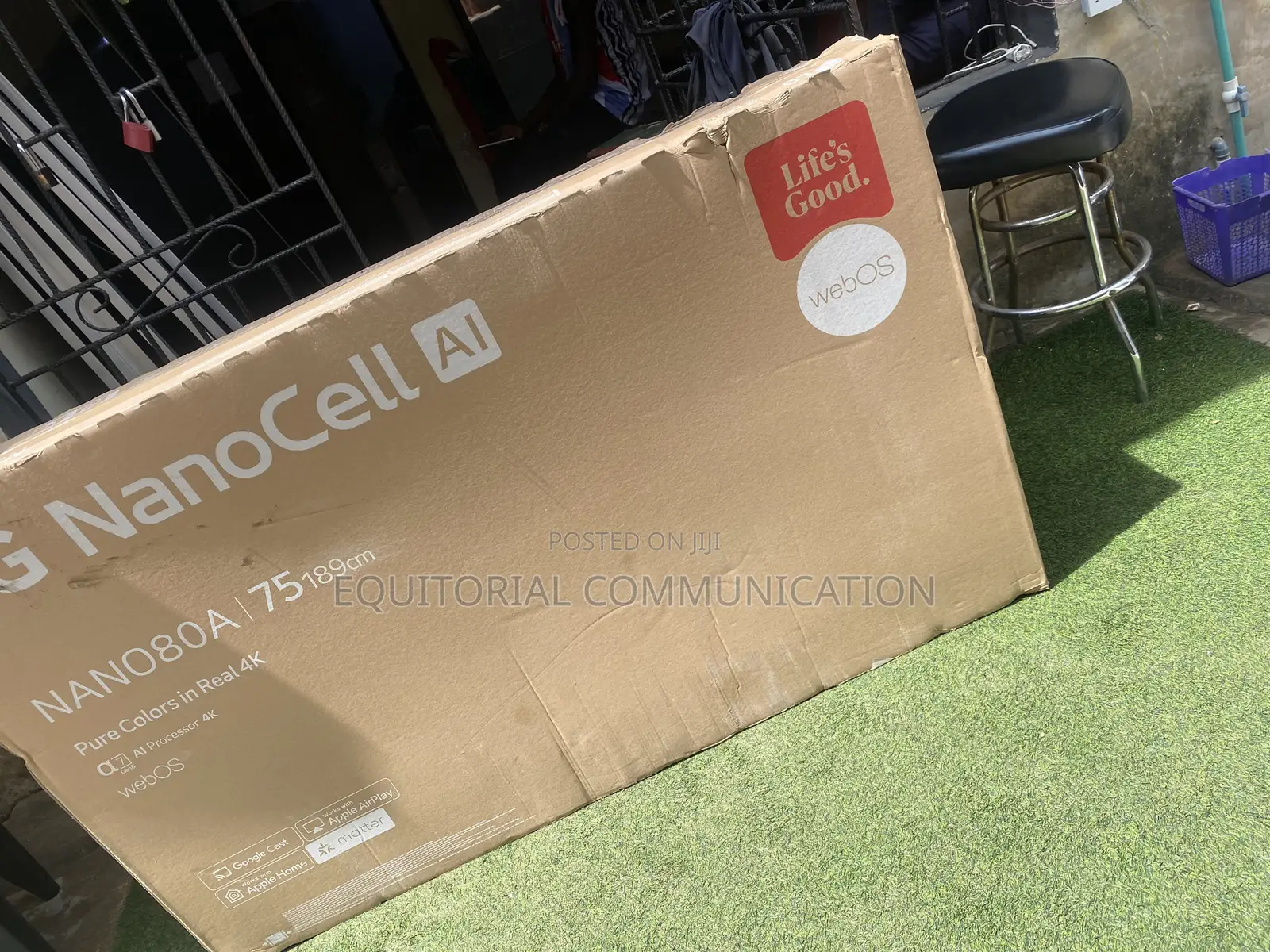 LG 75nano80a6a 4k UHD Nanocell TV With Hdr10, USB and Wi-Fi