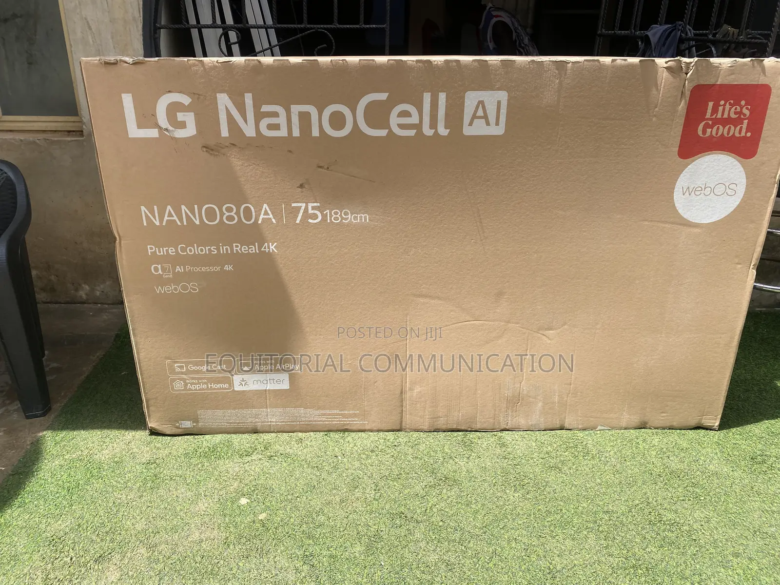 LG 75nano80a6a 4k UHD Nanocell TV With Hdr10, USB and Wi-Fi