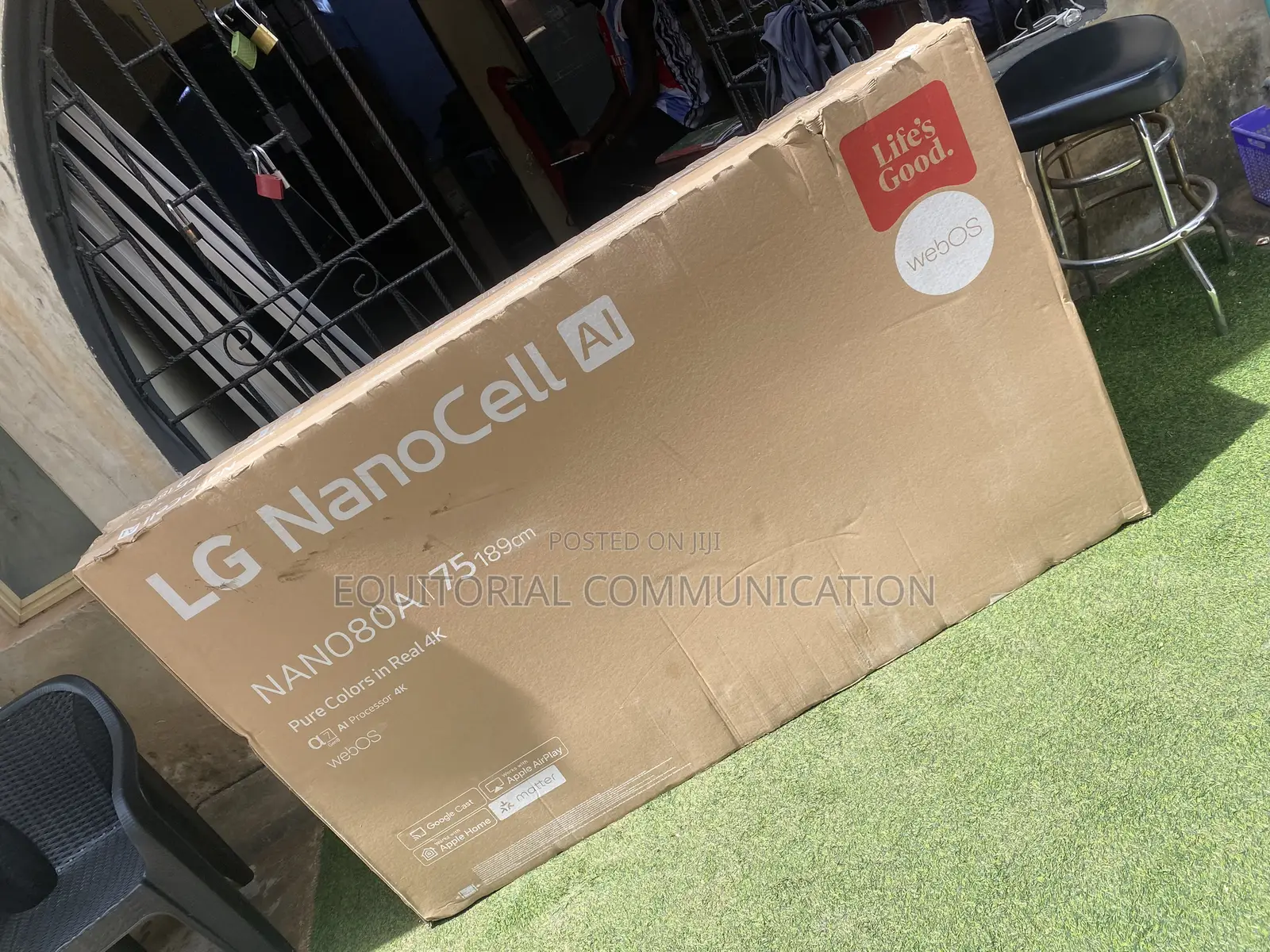 LG 75-Inch NanoCell Smart Television With AI Sound Pro and VRR 60Hz