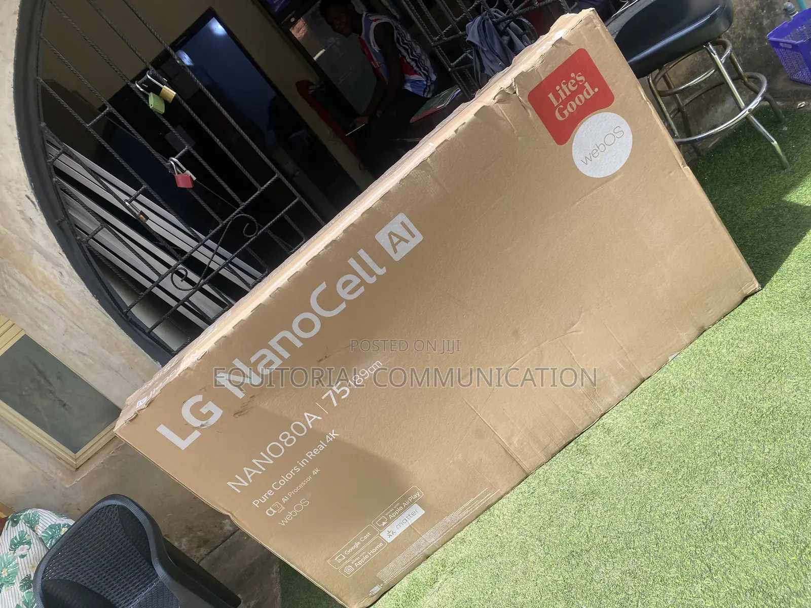 LG 75NANO80A6A 75-Inch 4K Smart TV With webOS 25 and HLG Support