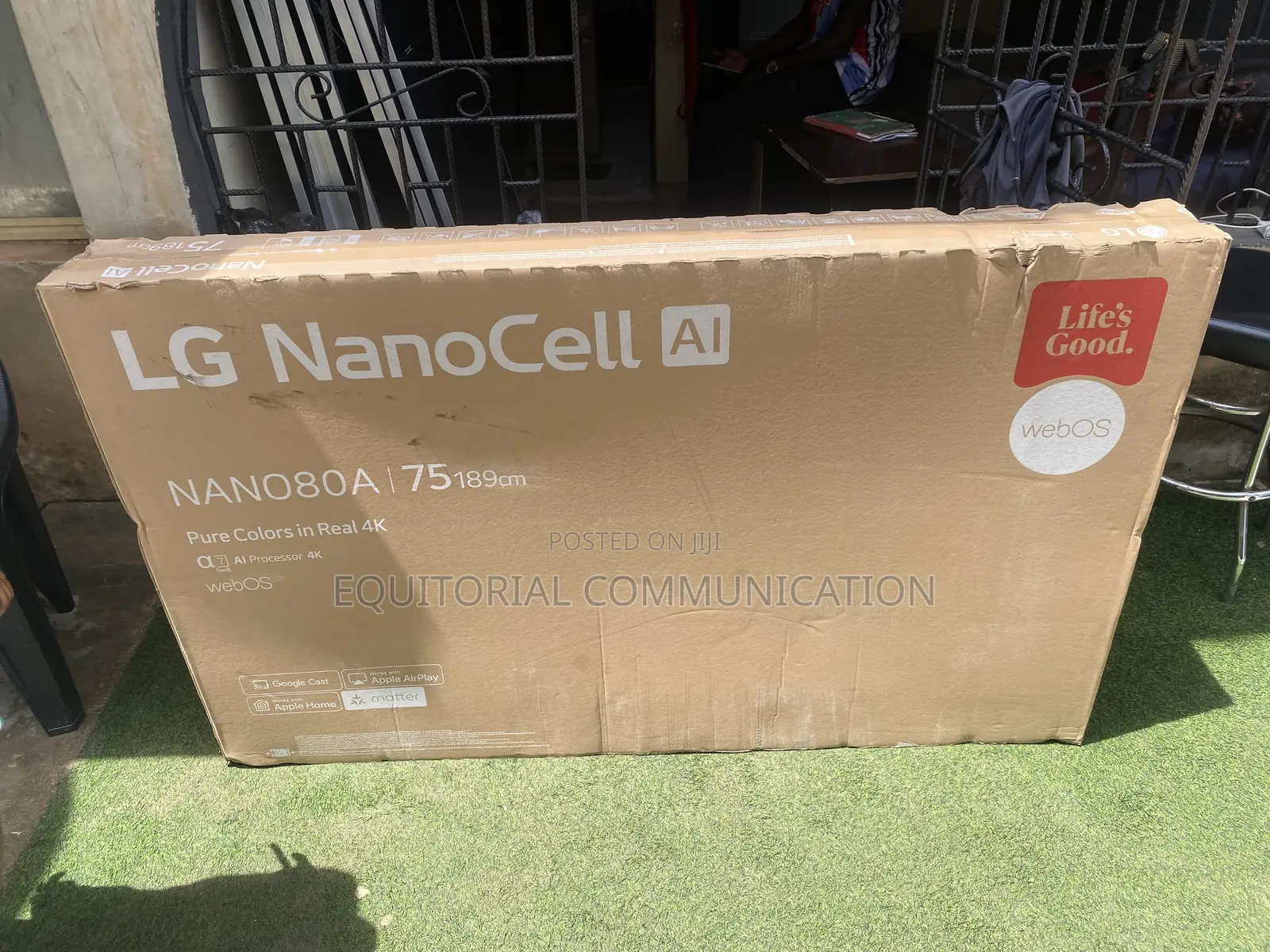 LG 75-Inch 4K NanoCell TV With AI Processor, Wi-Fi and Game Optimizer