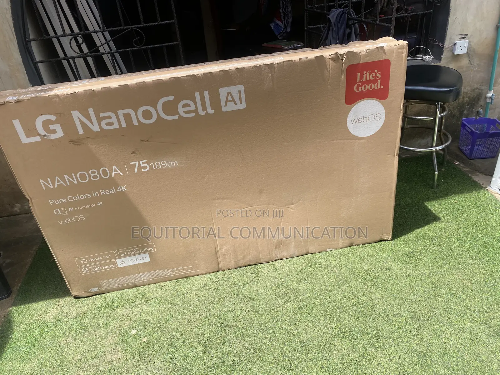 LG 75-Inch 4K NanoCell TV With AI Processor, Wi-Fi and Game Optimizer