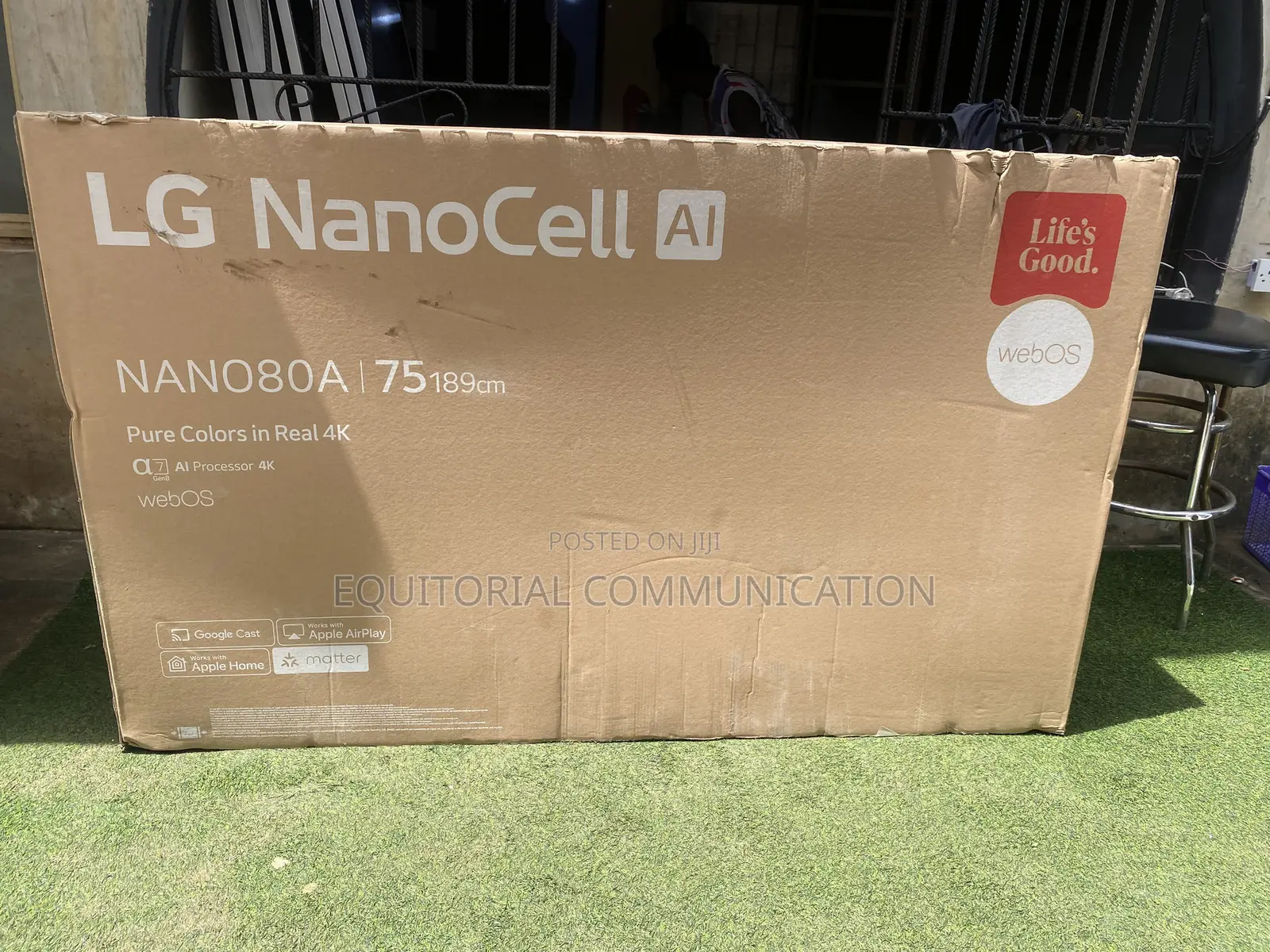 LG 75-Inch AI 4K Smart Television With Α7 Gen8 Processor and VRR