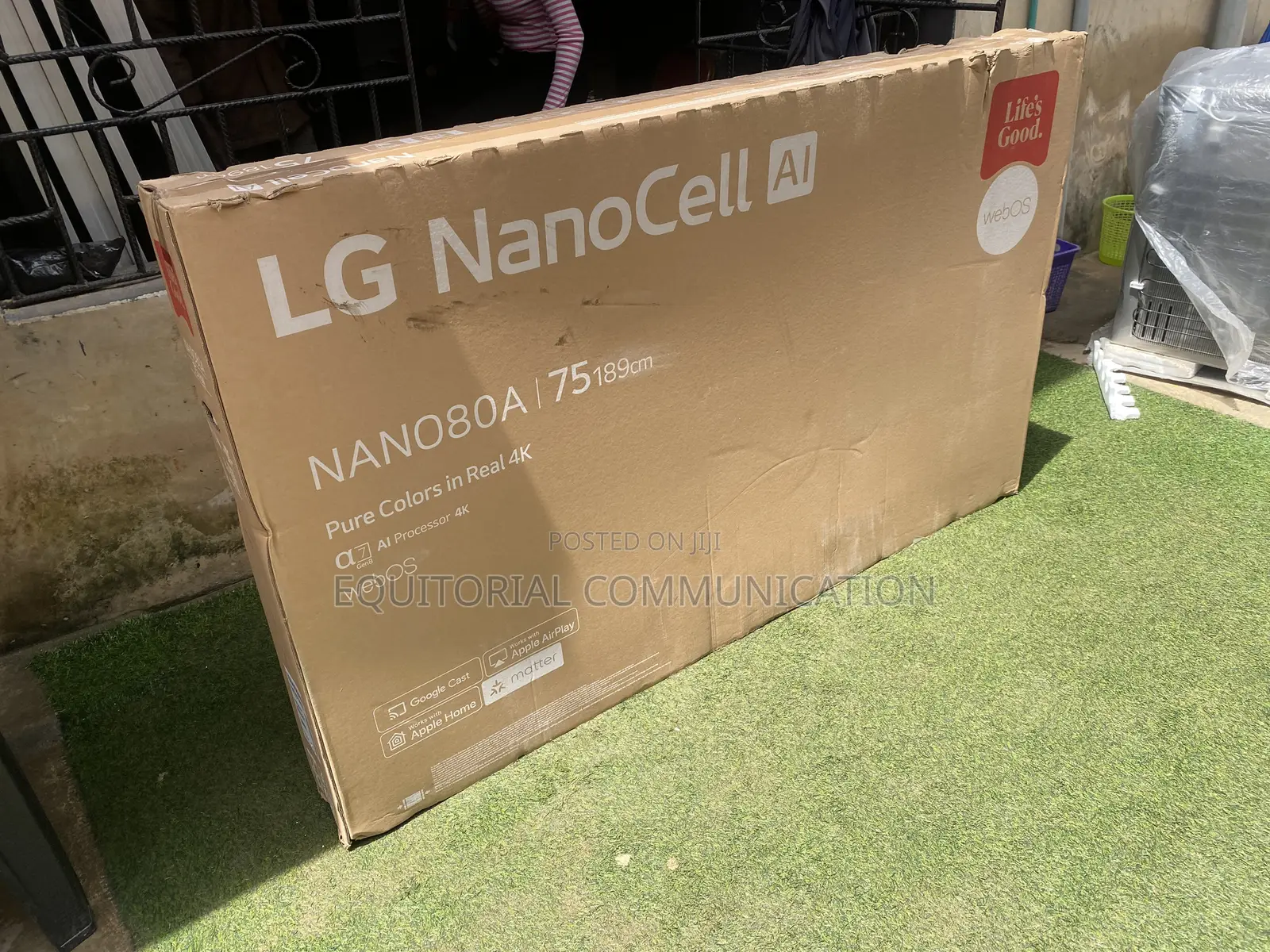 LG 75-Inch AI 4K Smart Television With Α7 Gen8 Processor and VRR