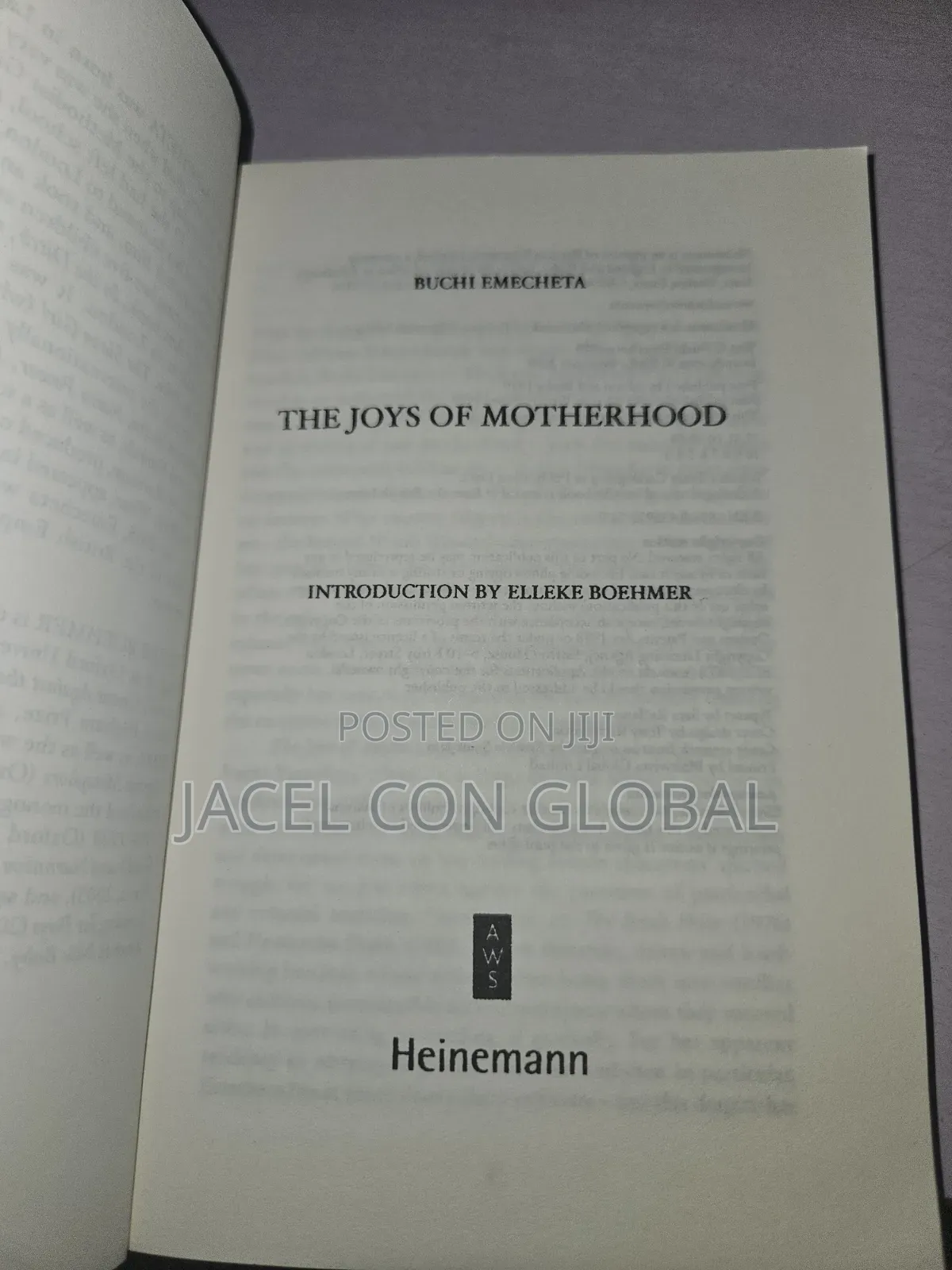 The Joys of Motherhood Novel Storybook [By Buchi Emecheta]