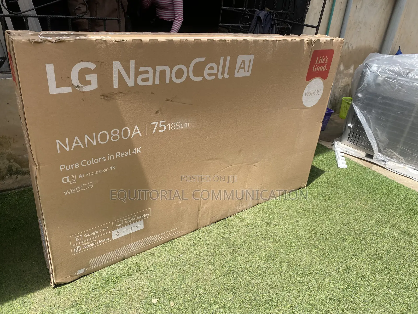 LG 75-Inch AI NanoCell Smart Television With Filmmaker Mode and HLG