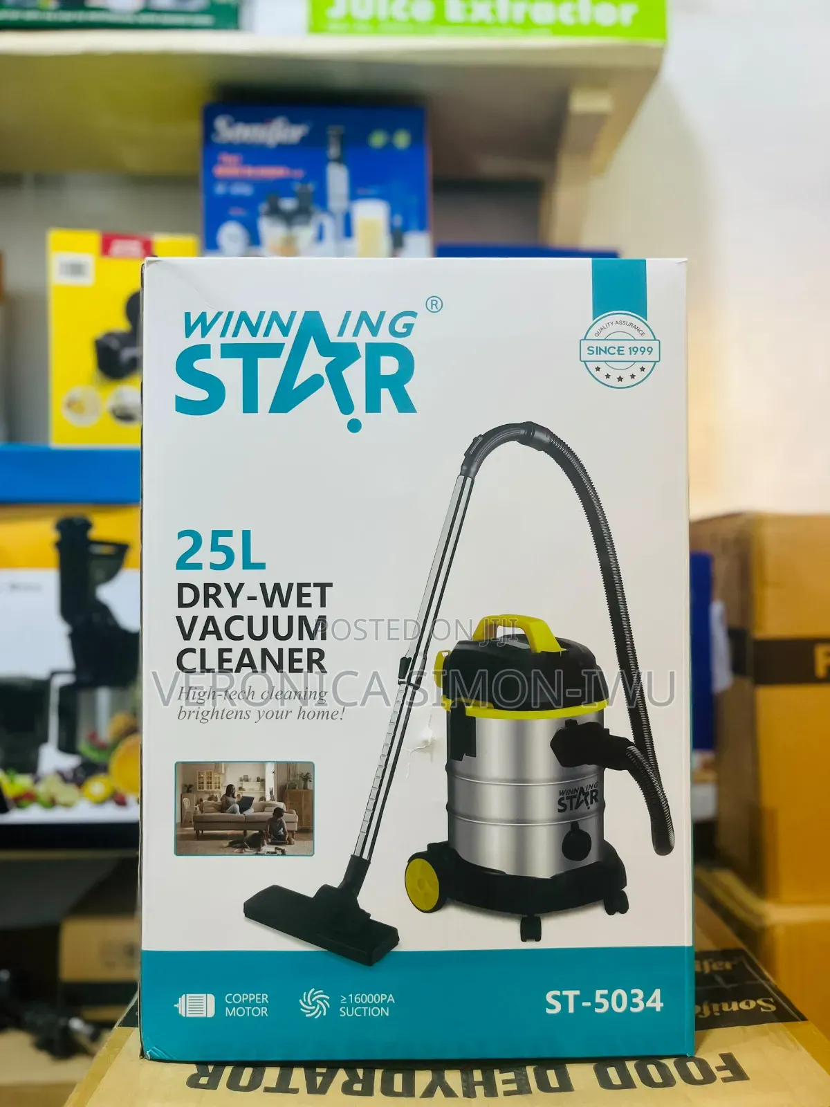 Winning Star 25l Wet and Dry Vaccum Cleaner