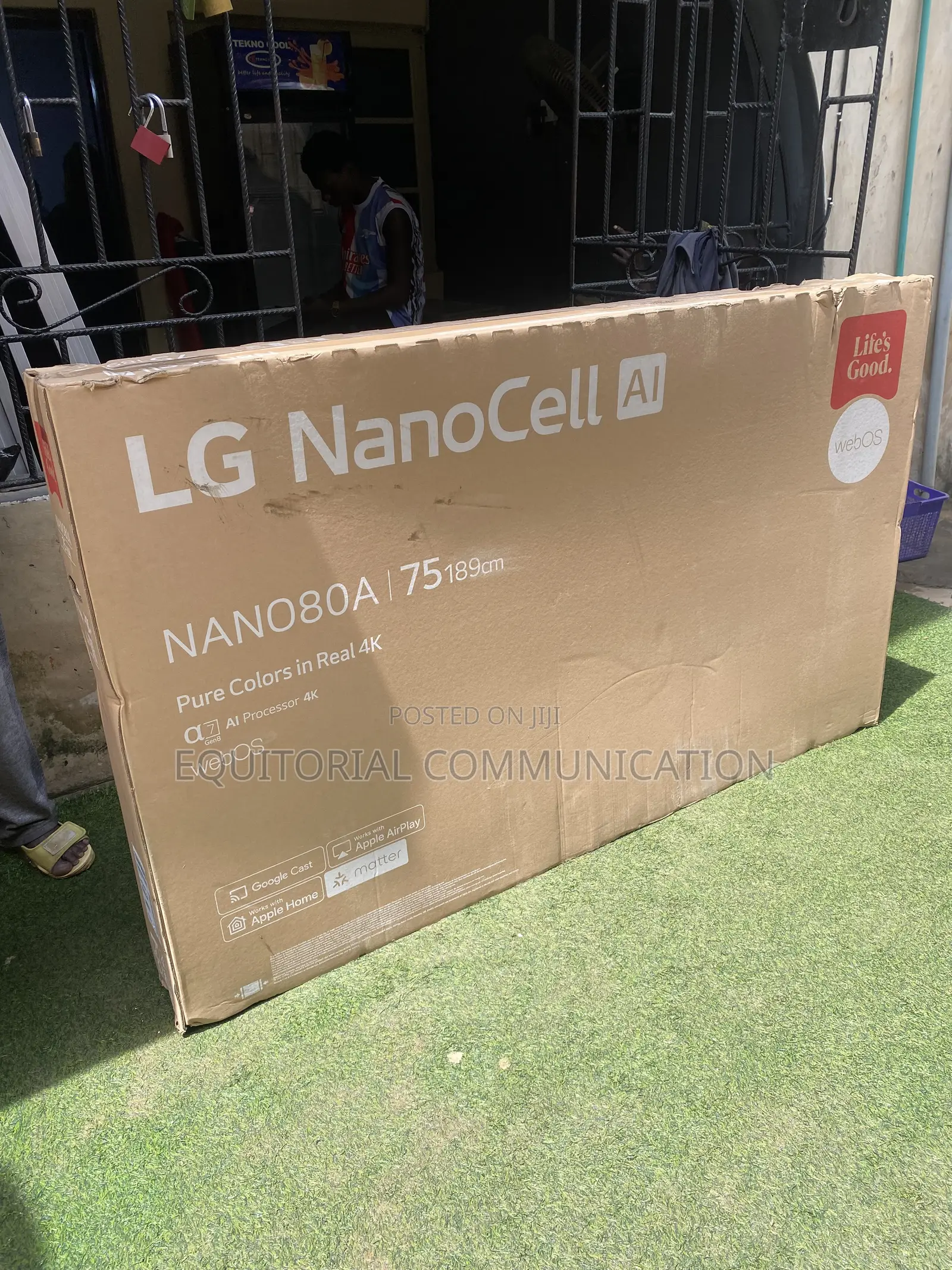 LG 75NANO80A6A 75-Inch 4K UHD Smart TV With Game Optimizer
