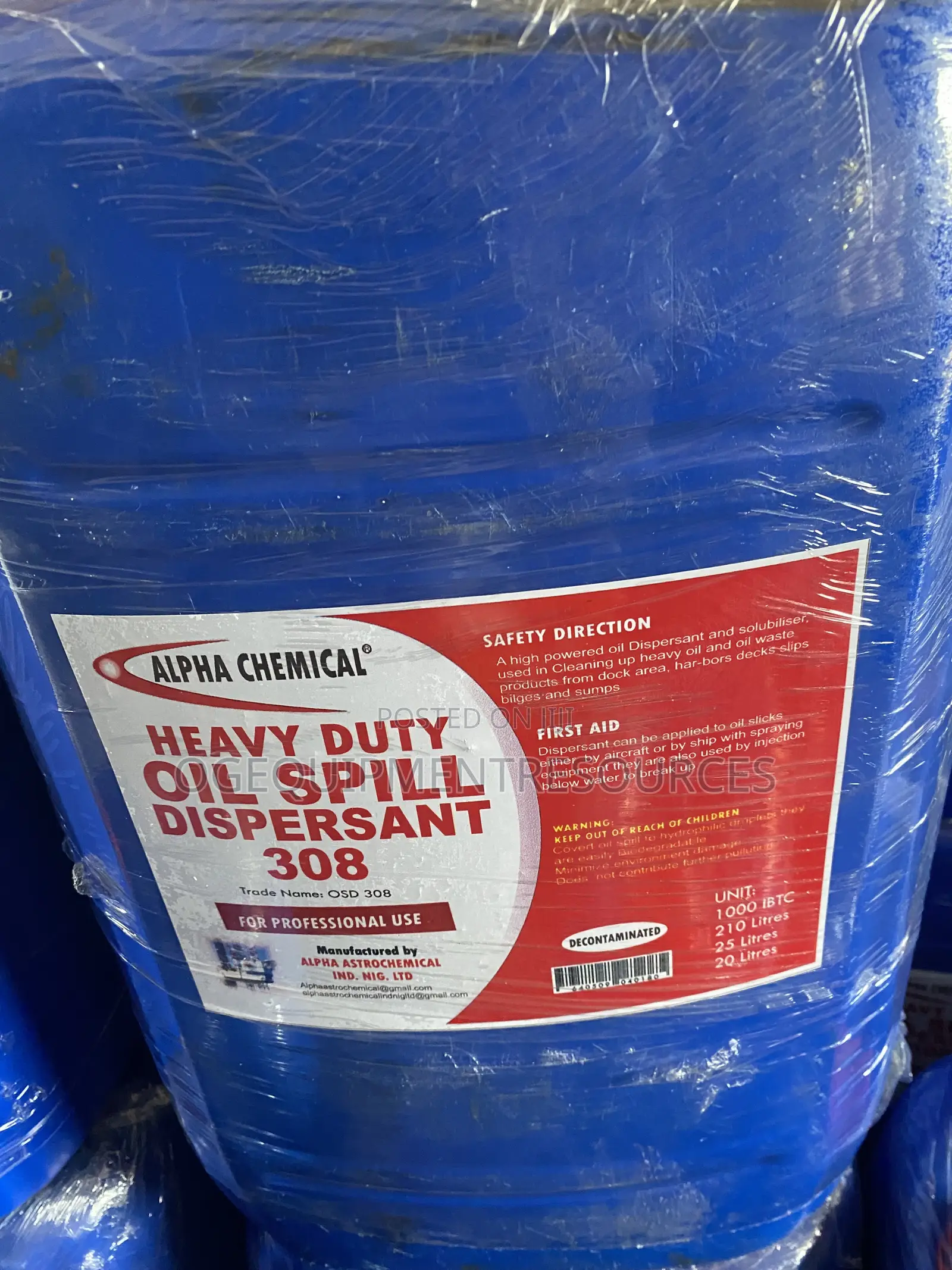 Heavy Duty Oil Spill Dispersant 308.