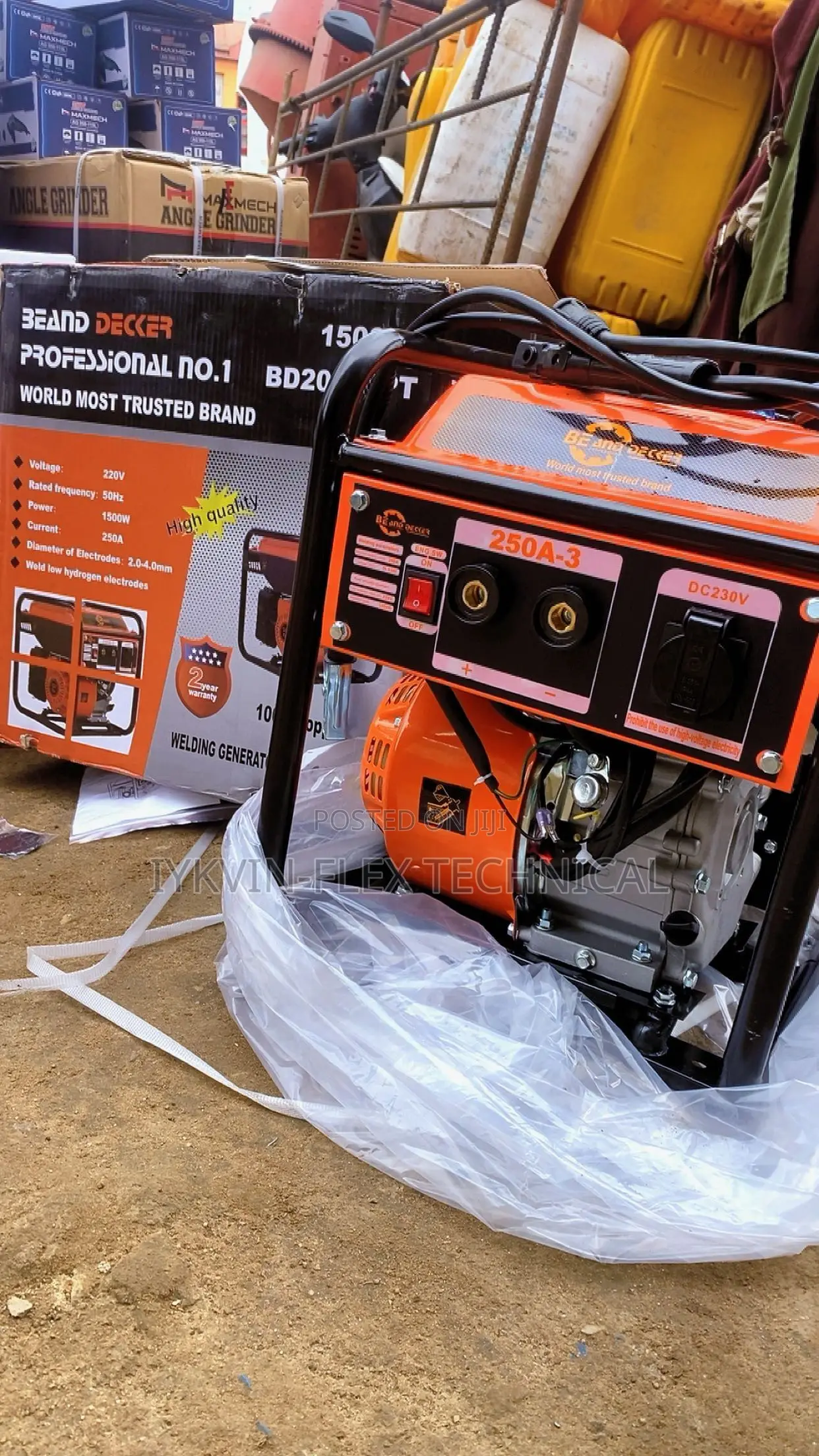 Be and Decker Start and Weld Generator 250amp