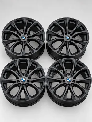 Original Mattblack 20-Inch BMW X5,X6 Rim Staggered.