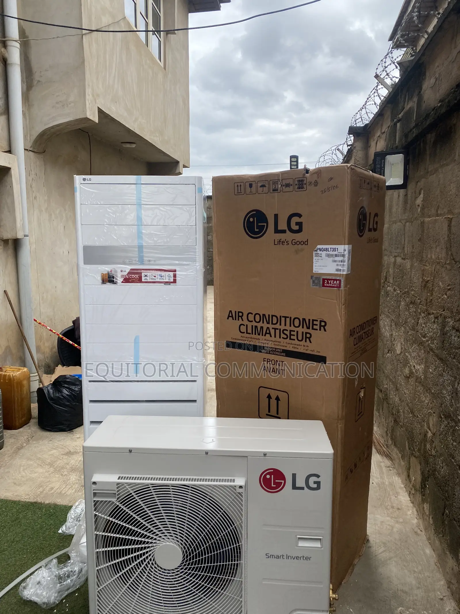 LG Apnq48lt3s1 5hp Commercial Floor AC 220–240v