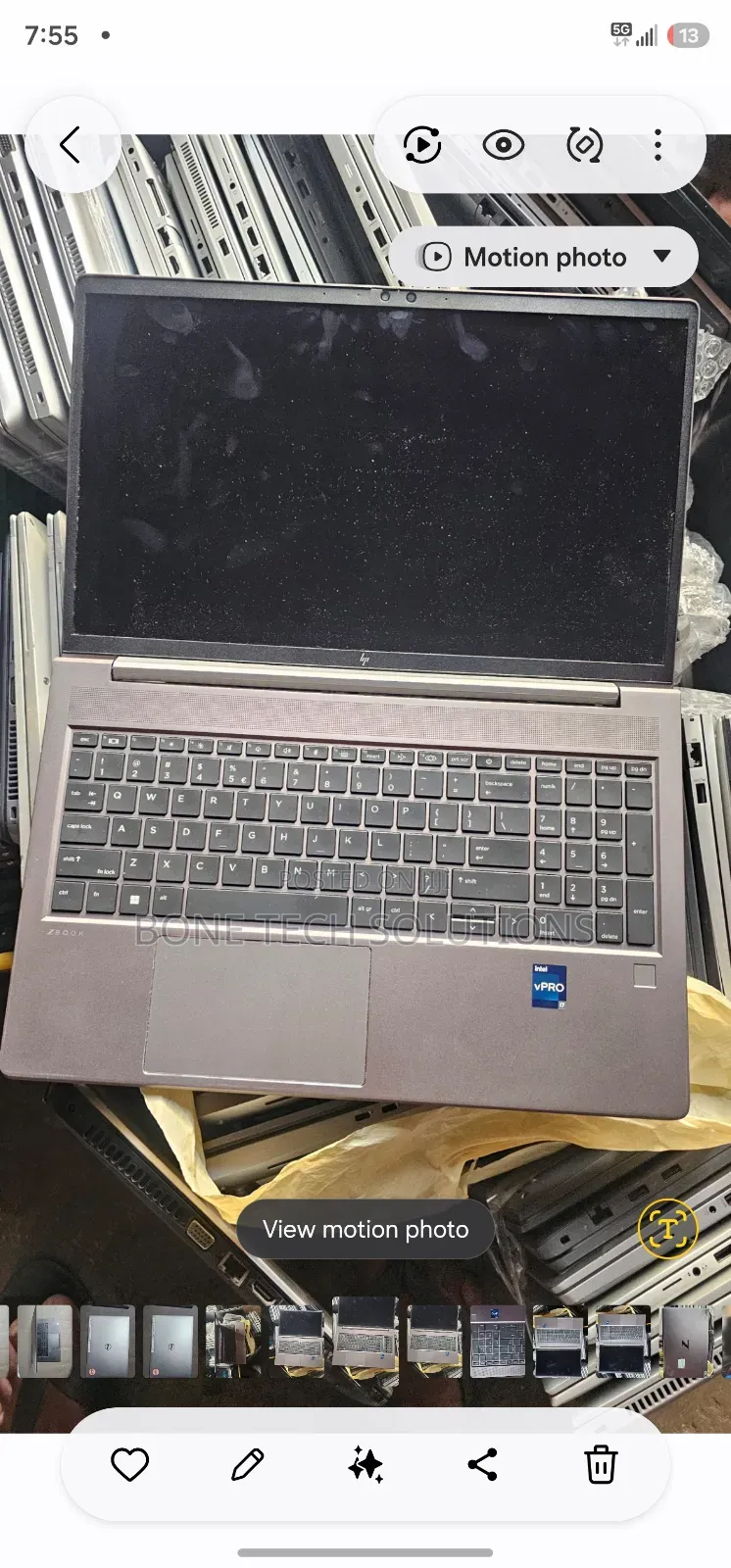 Laptop HP ZBook Fury 16 G9 16GB Intel Core i7 SSD 1T