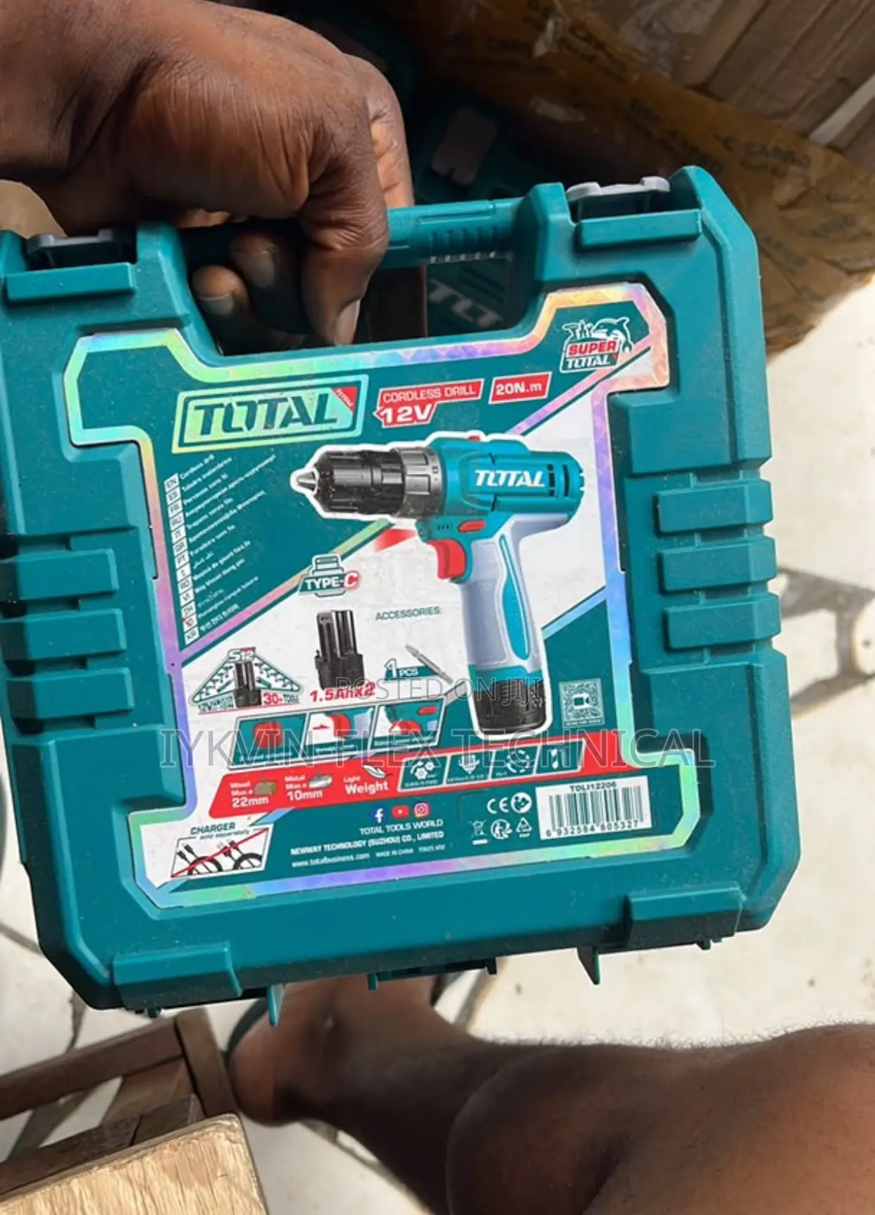 Total Cordless Drill 12v