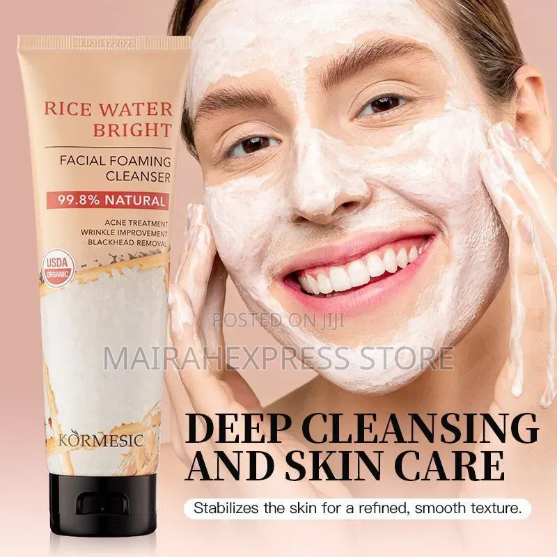 Rice Water Brightening Facial Foaming Cleanser. 150ml!