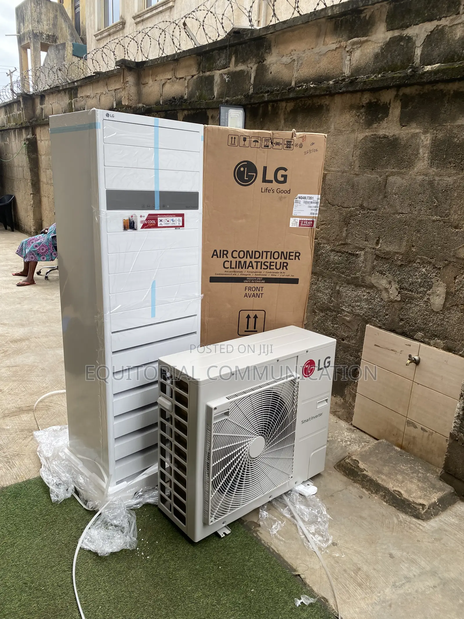 LG 5HP Smart Inverter Floor AC for Spacious Indoor Environments