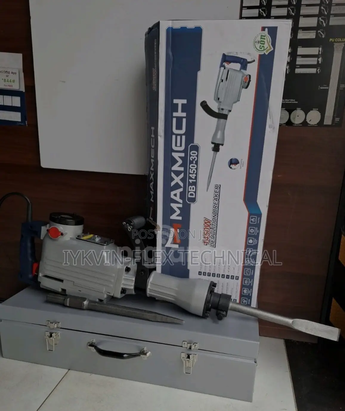 Maxmech Demolition Hammer 1450w