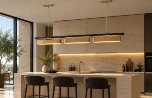 Modern Linear LED Pendant Chandelier - Dining Chandelier | Kitchen
