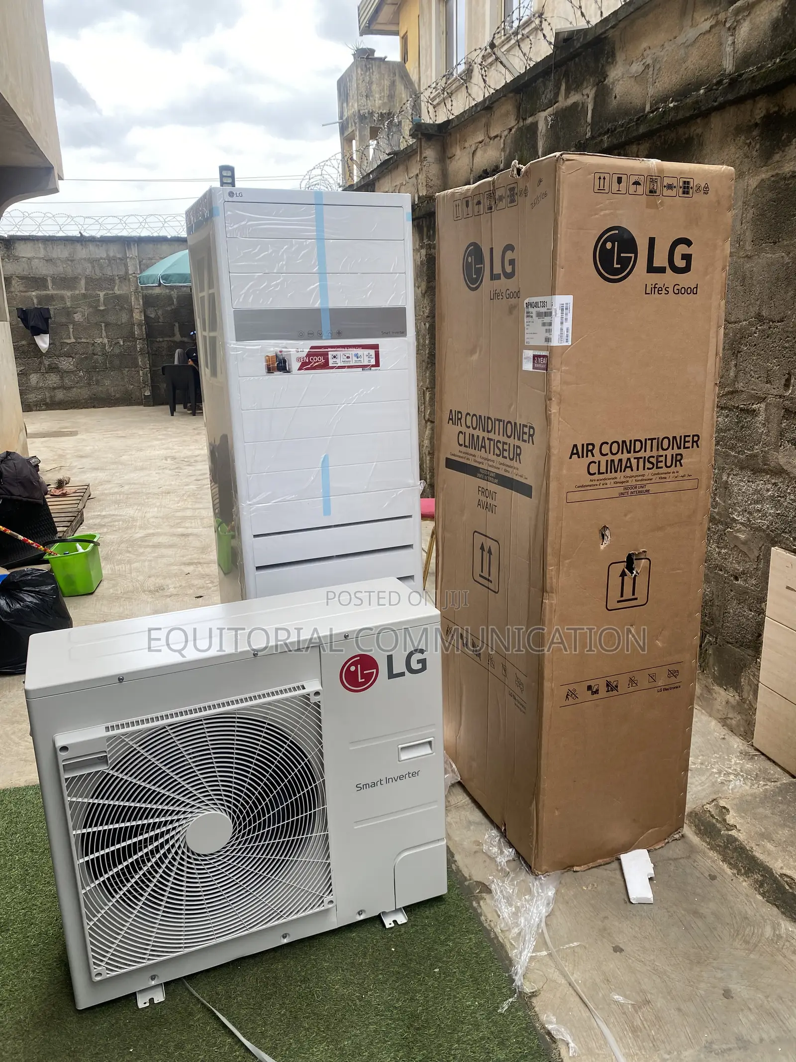 LG Apnq48lt3s1 5hp Commercial-Grade Floor-Standing Inverter AC