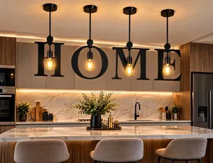 Alphabet Pendant Lights.