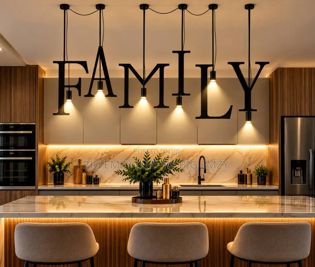 Alphabet Pendant Lights.