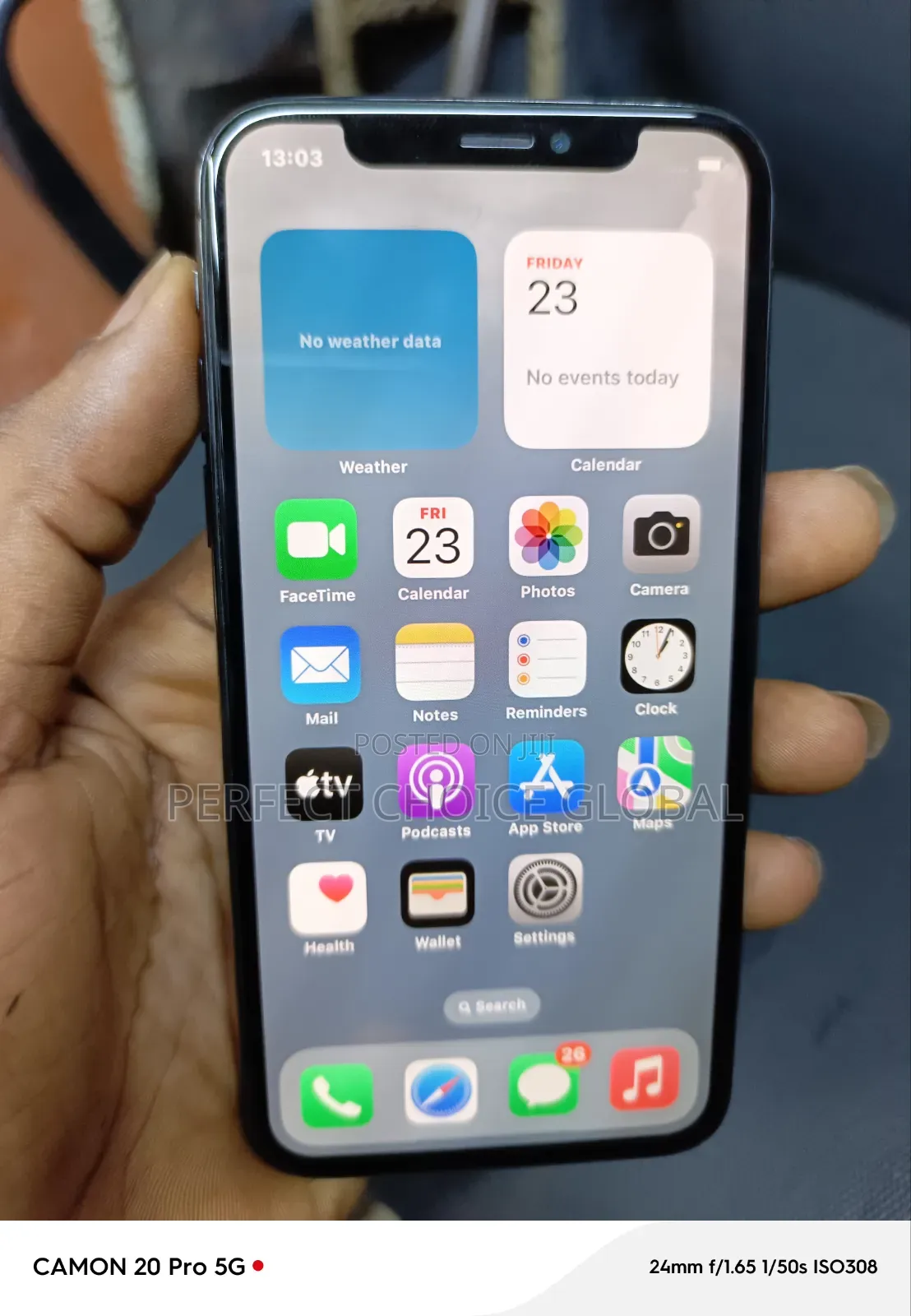 Apple iPhone X 64 GB Black