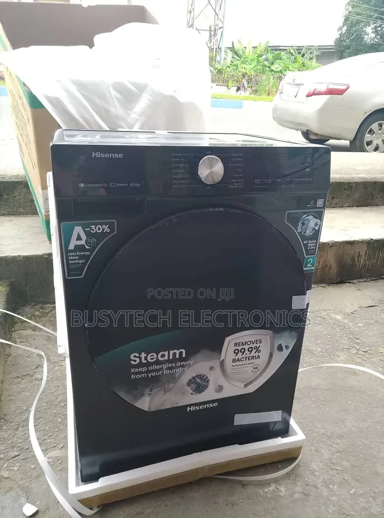 Hisense 8kg/5kg Front Load Washer Dryer With Steam Function