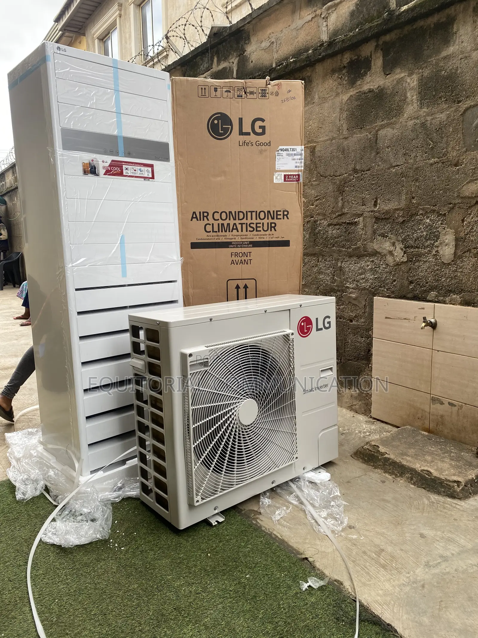 LG Apnq48lt3s1 5hp Inverter Floor-Standing AC for Commercial Cooling
